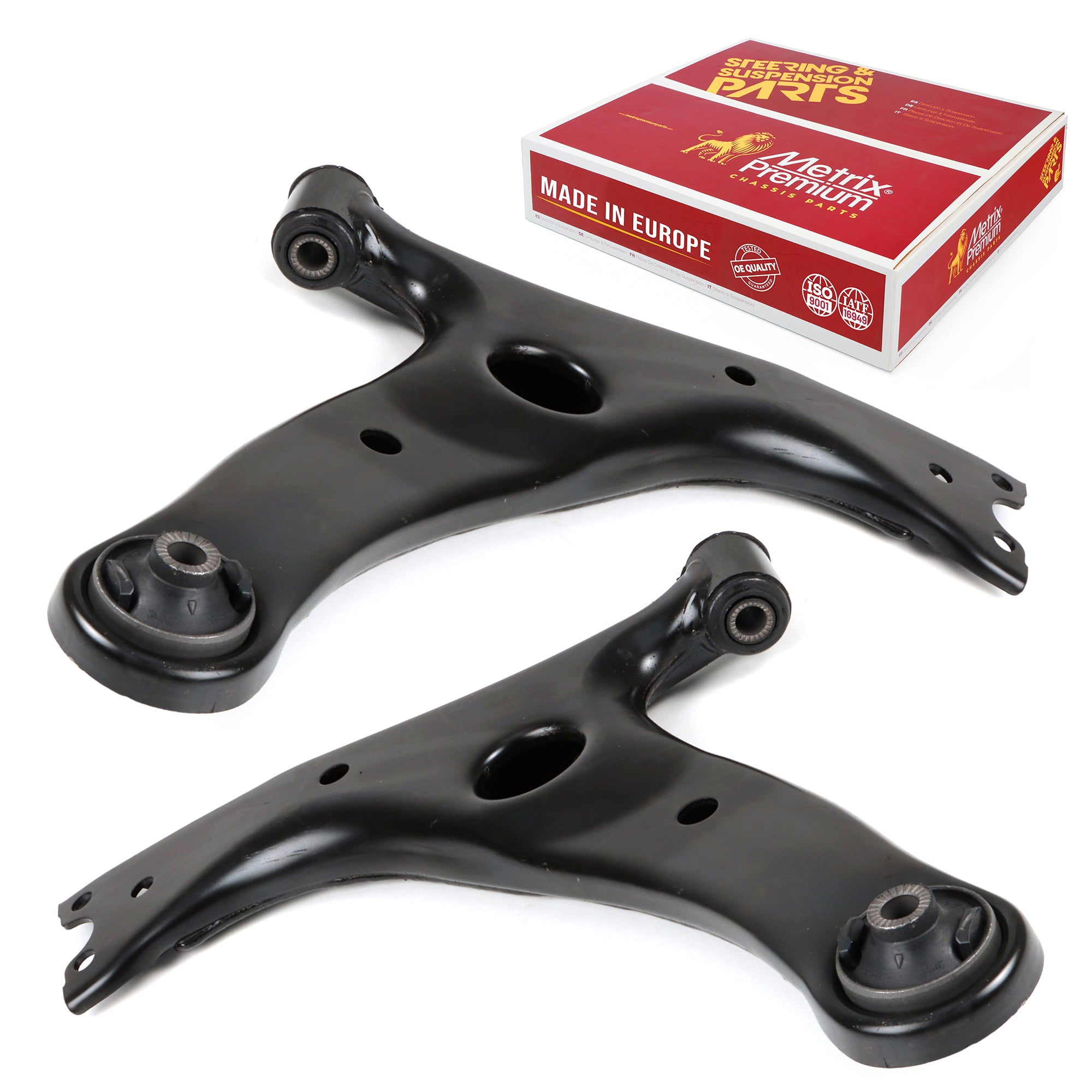 Metrix Premium Chassis Parts 2 PC Front Left & Right Lower Control Arm Kit 95561MT OEM fit auto parts