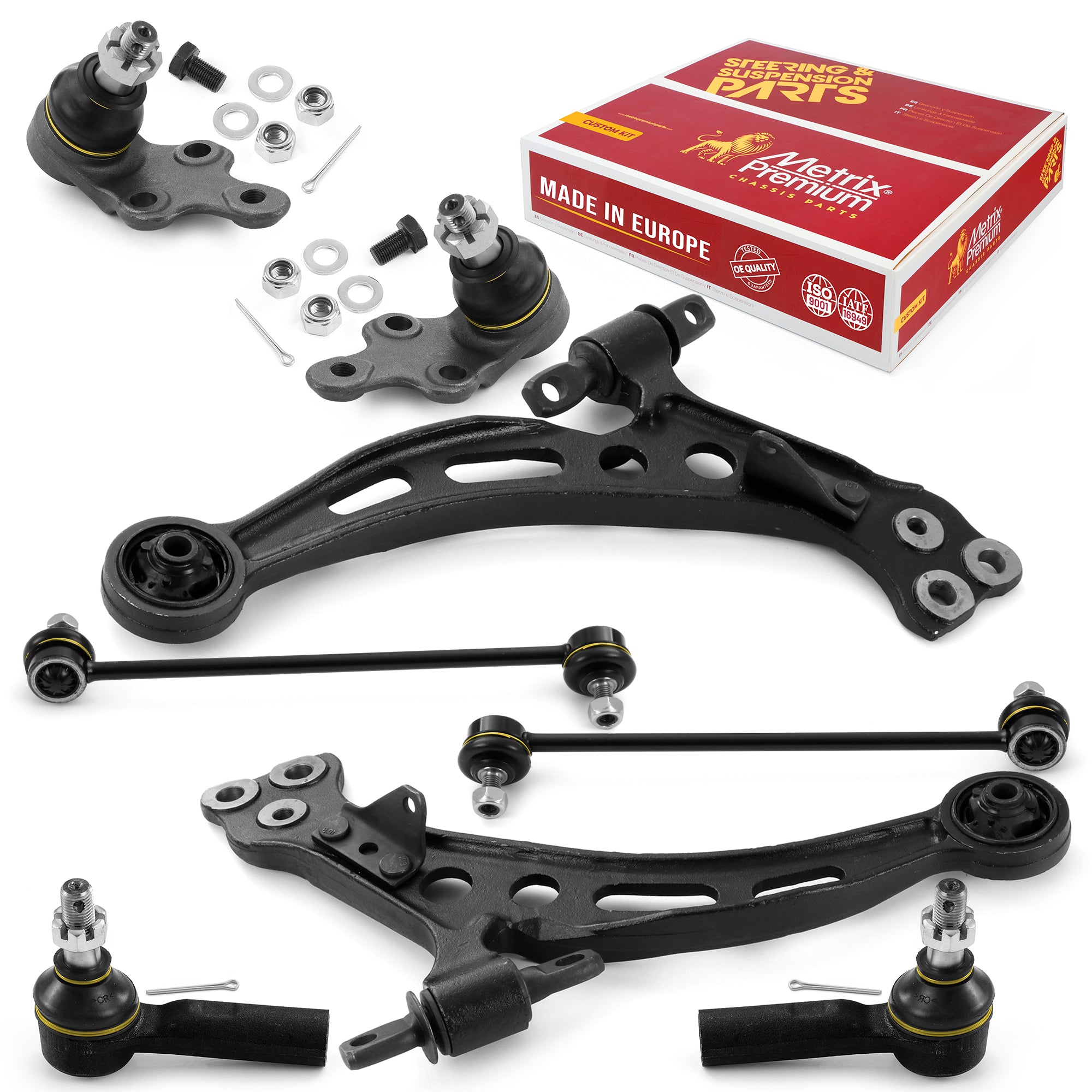 Metrix Premium Front End 8 PC Suspension Kit 95853MT for Lexus, Toyota aftermarket spare parts