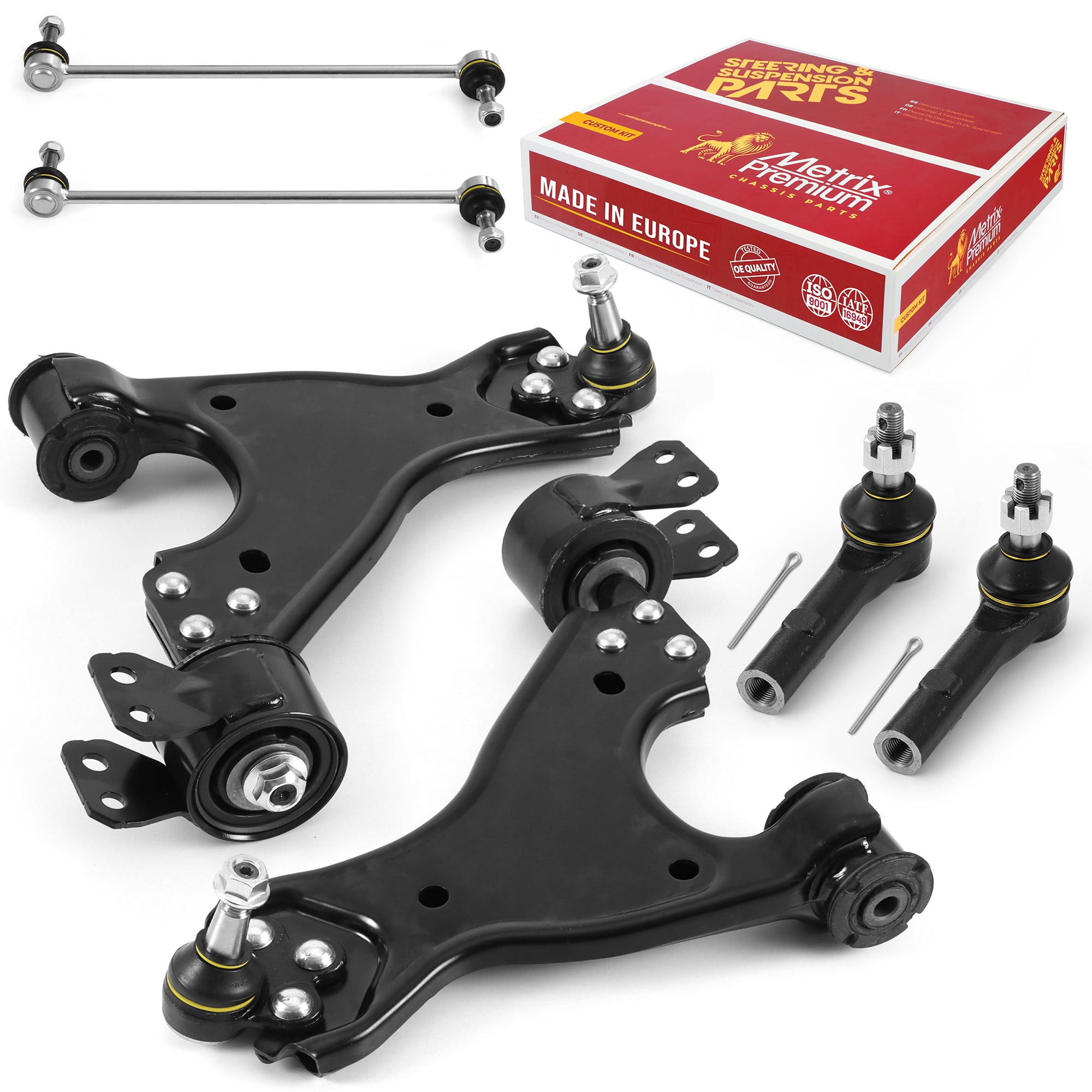 Metrix Premium Front End 6 PC Suspension Kit 95868MT for Buick, Chevrolet, GMC, Saturn aftermarket spare parts