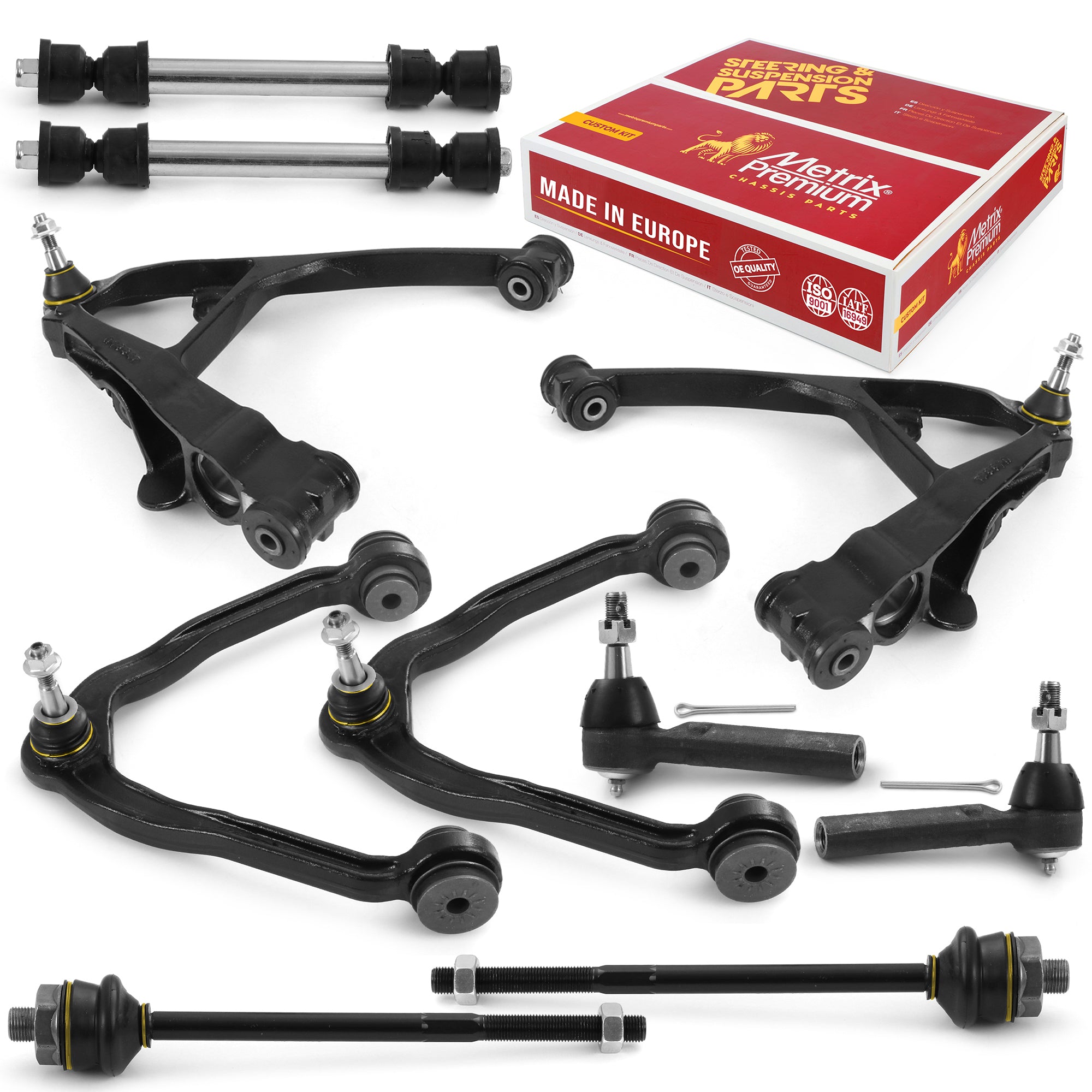 Metrix Premium Front End 10 PC Suspension Kit 95883MT for Cadillac, Chevrolet, GMC aftermarket spare parts