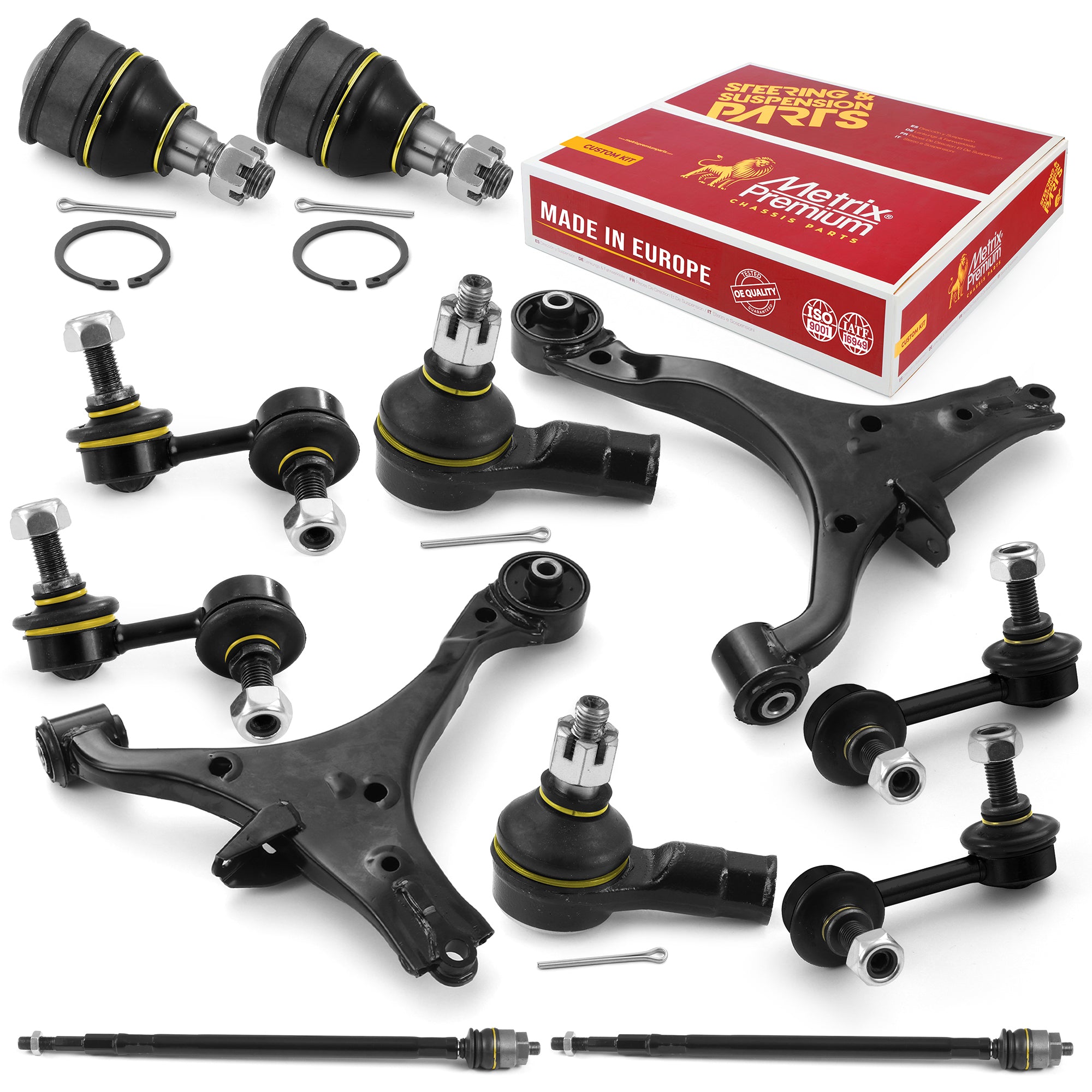 Metrix Premium Front End 12 PC Suspension Kit 95896MT for Honda aftermarket spare parts