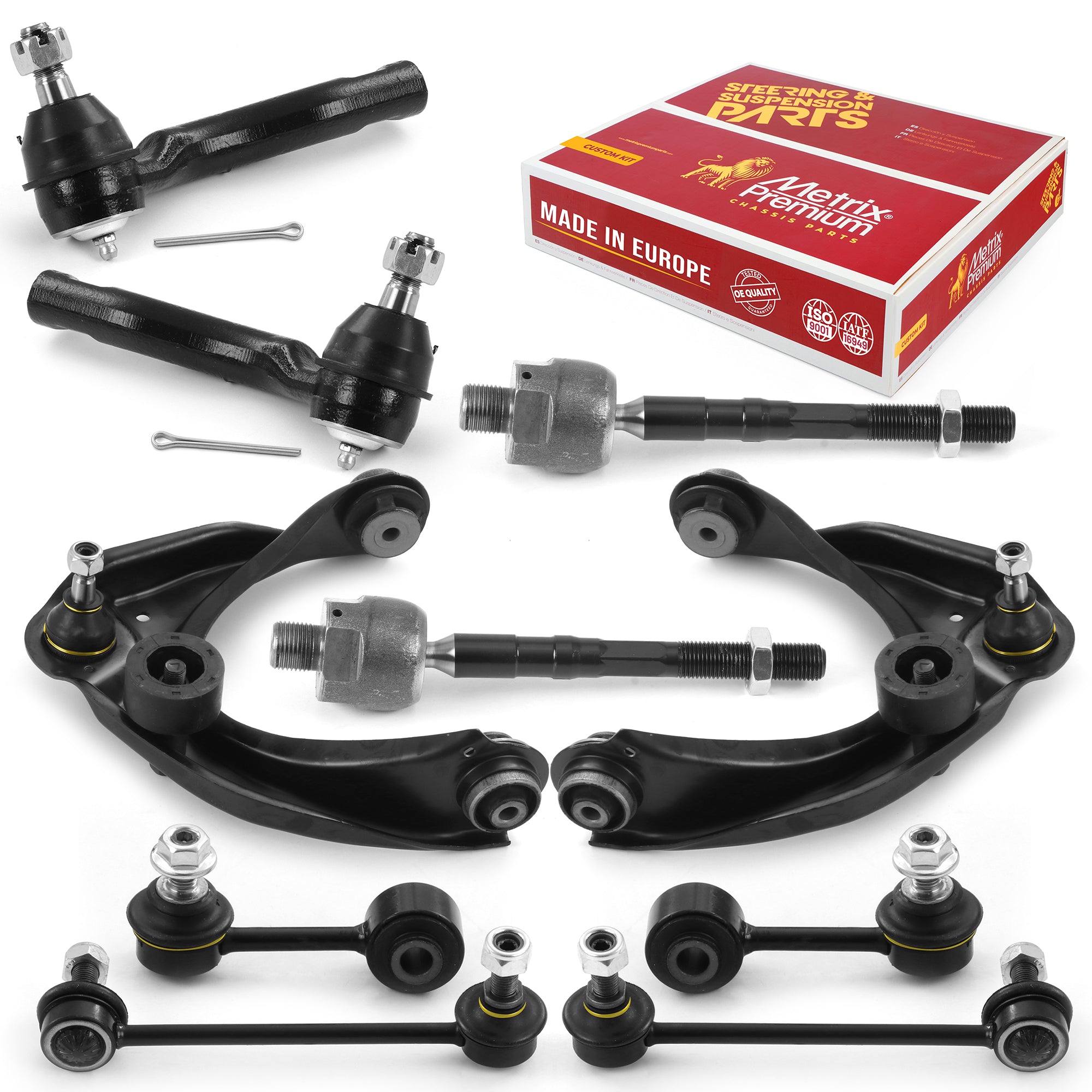 Metrix Premium Front End 10 PC Suspension Kit 95897MT for Ford, Lincoln, Mercury aftermarket spare parts