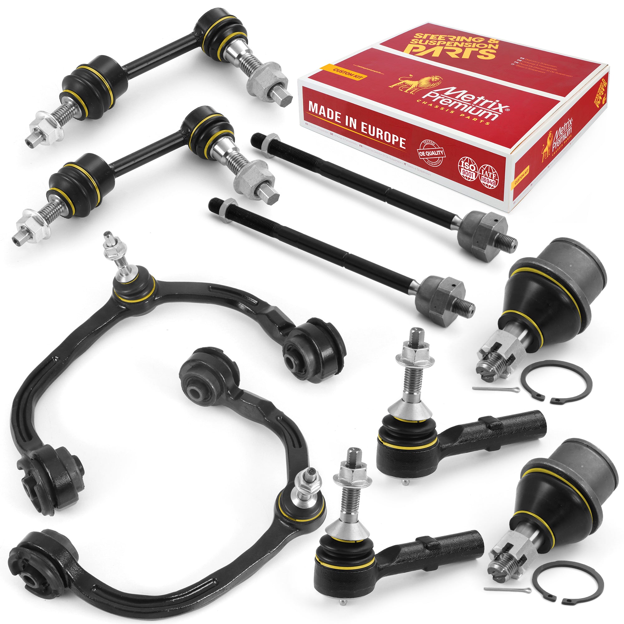Metrix Premium Front End 10 PC Suspension Kit 95899MT for Ford, Lincoln aftermarket spare parts
