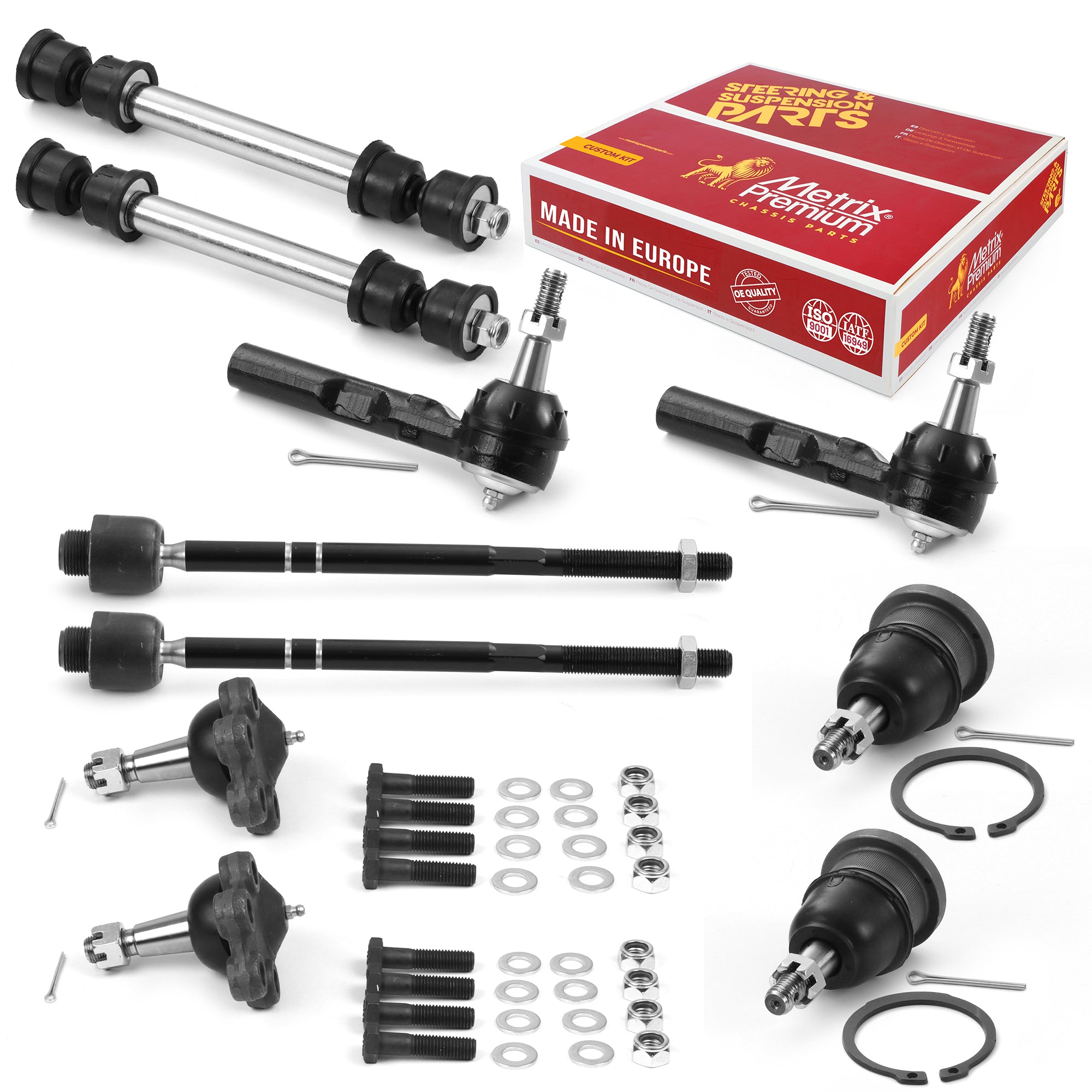 Metrix Premium Front End 10 PC Suspension Kit 95904MT for Chevrolet, GMC aftermarket spare parts