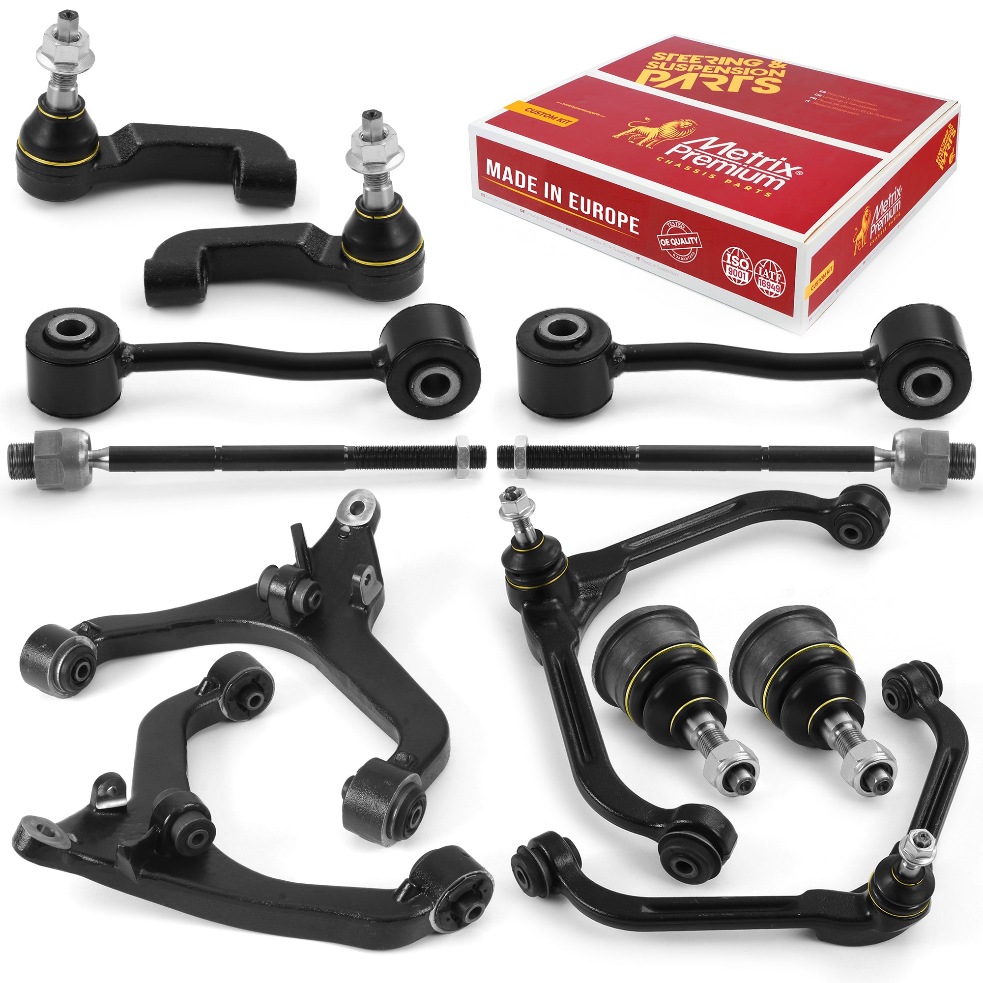 Metrix Premium Front End 12 PC Suspension Kit 95921MT for Jeep aftermarket spare parts