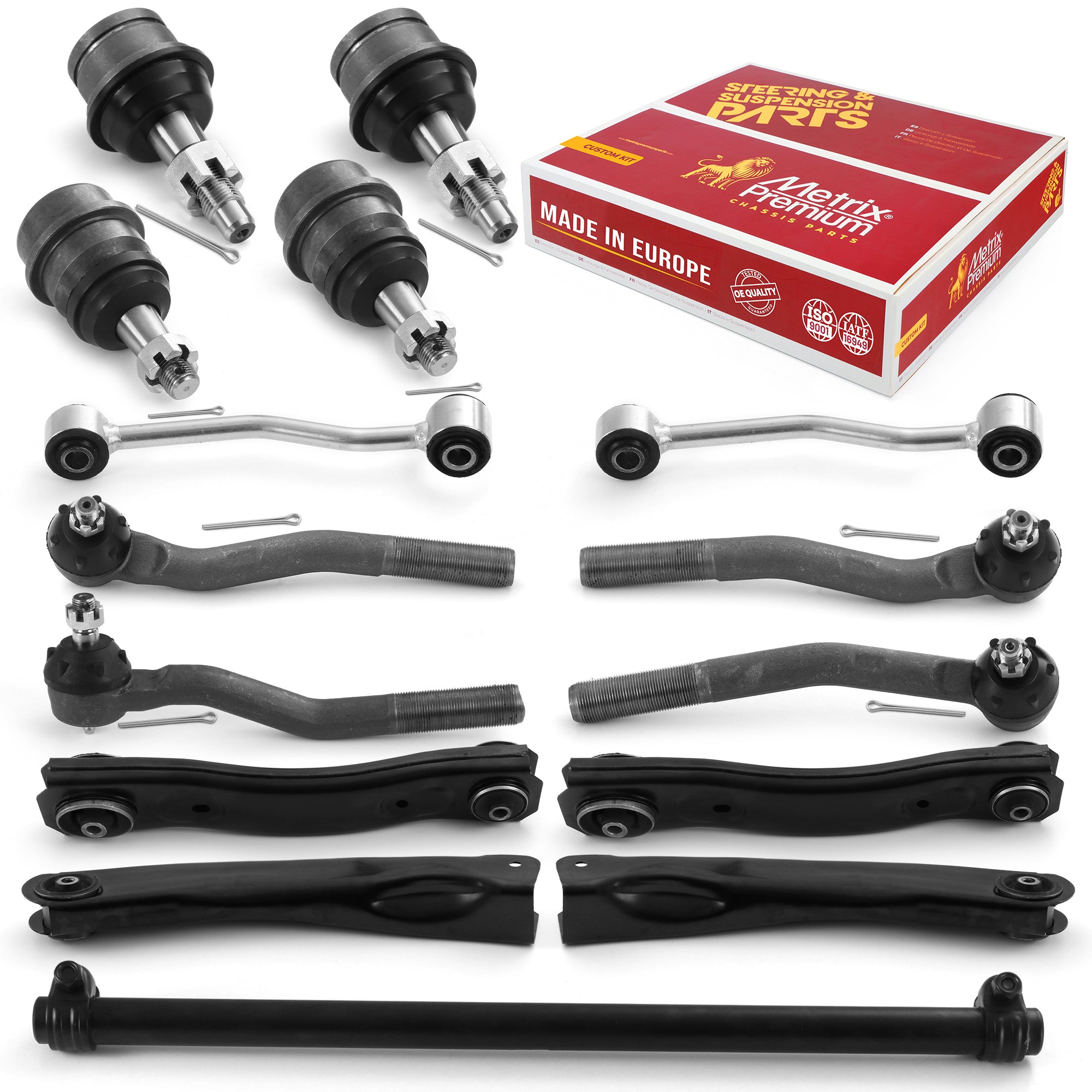 Metrix Premium Front End 15 PC Suspension Kit 95926MT for Jeep aftermarket spare parts