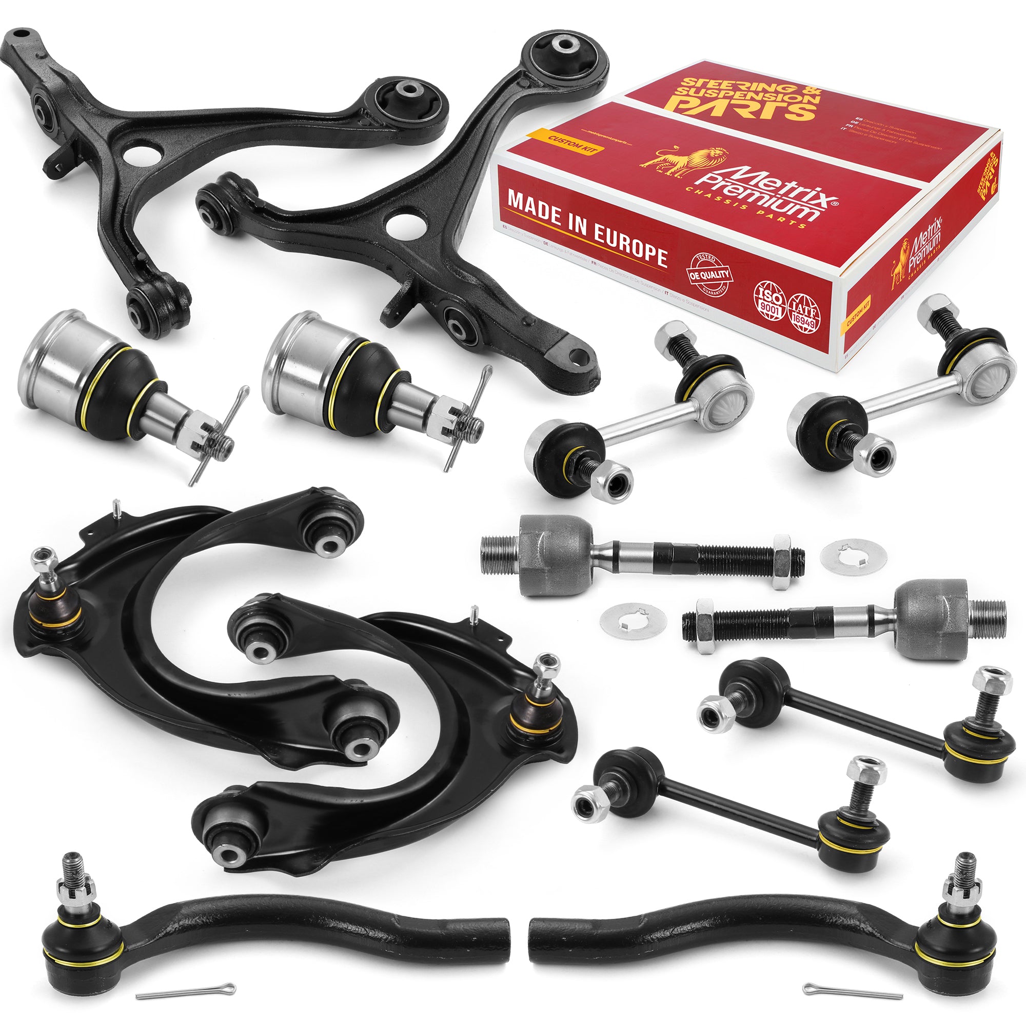 Metrix Premium Front End 14 PC Suspension Kit 95927MT for Acura, Honda aftermarket spare parts