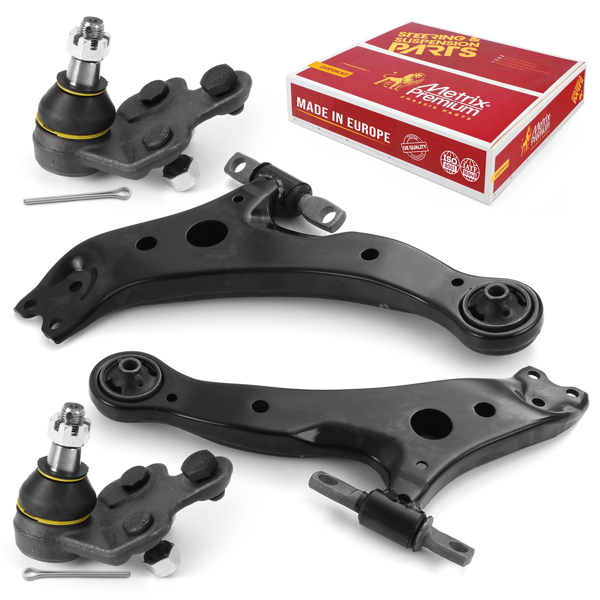 Metrix Premium Front Lower 4 PC Control Arm & Ball Joint 95941MT for Lexus, Toyota aftermarket spare parts