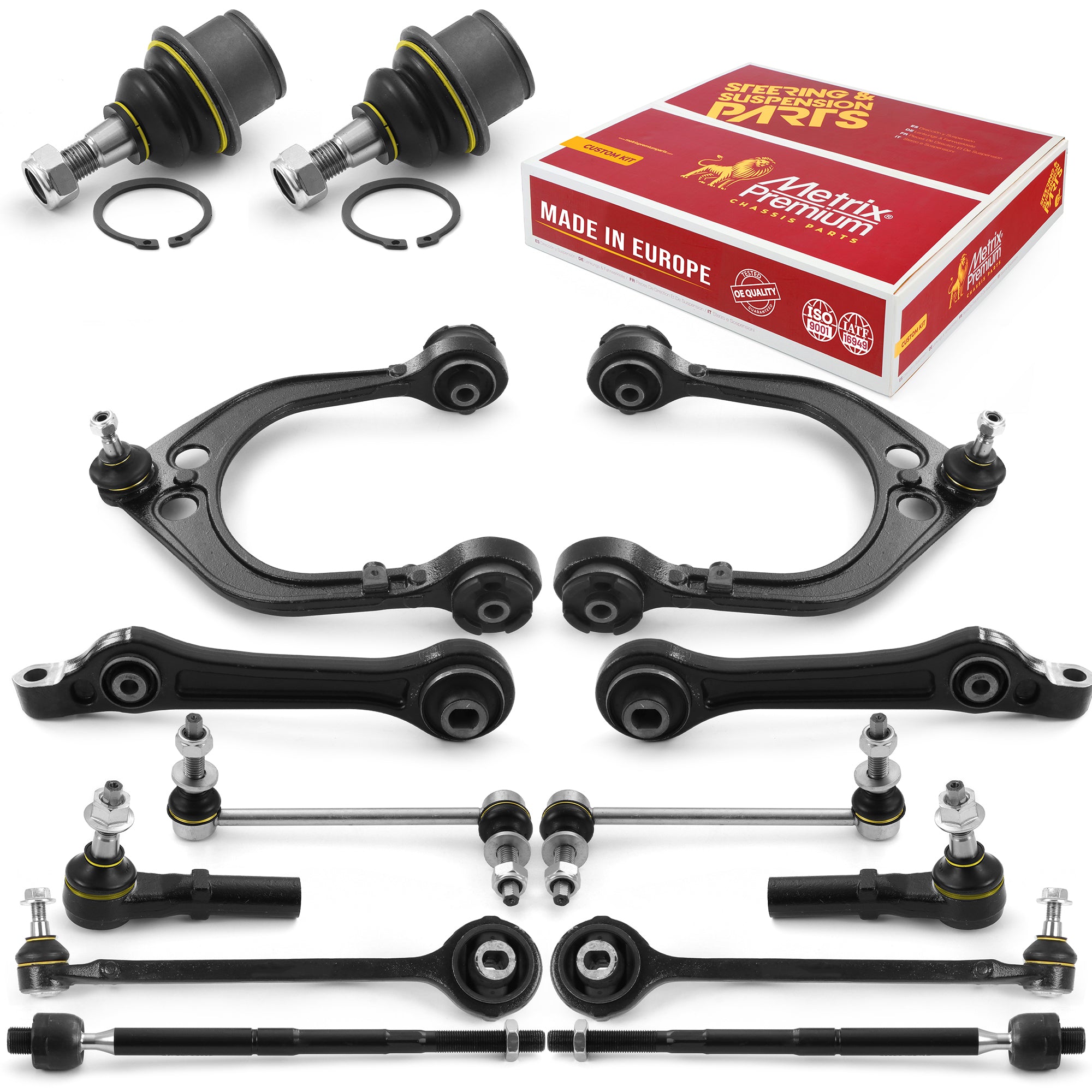 Metrix Premium Front End 14 PC Suspension Kit 95943MT for Chrysler, Dodge aftermarket spare parts