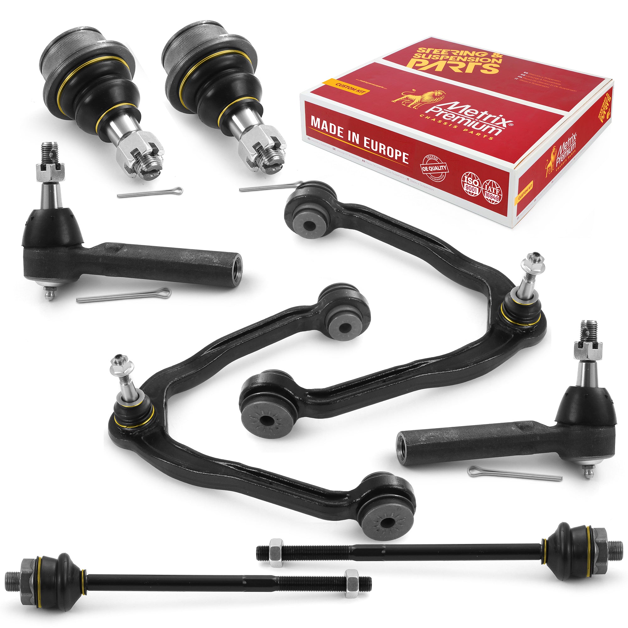 Metrix Premium Front End 8 PC Suspension Kit 95945MT for Cadillac, Chevrolet, GMC aftermarket spare parts