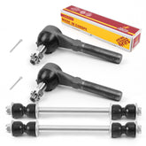 4 PC Front Sway Bar Stabilizer End Link & Outer Tie Rod End Kit 95994MT