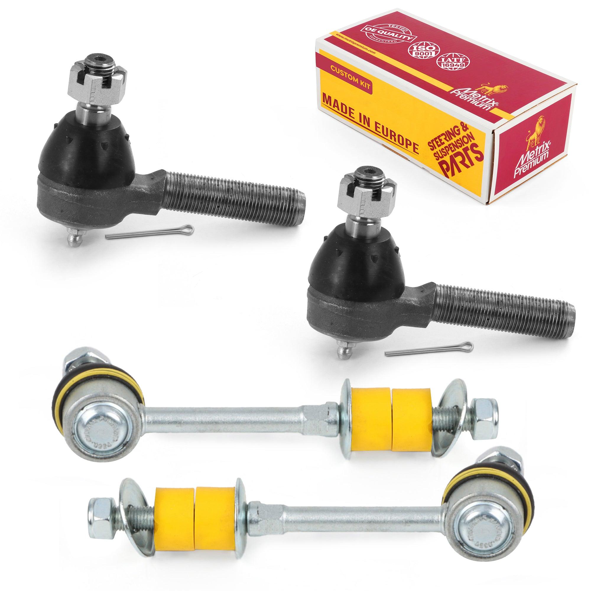 Metrix Premium 4 PC Stabilizer Bar Link and Outer Tie Rod End Kit 96030MT