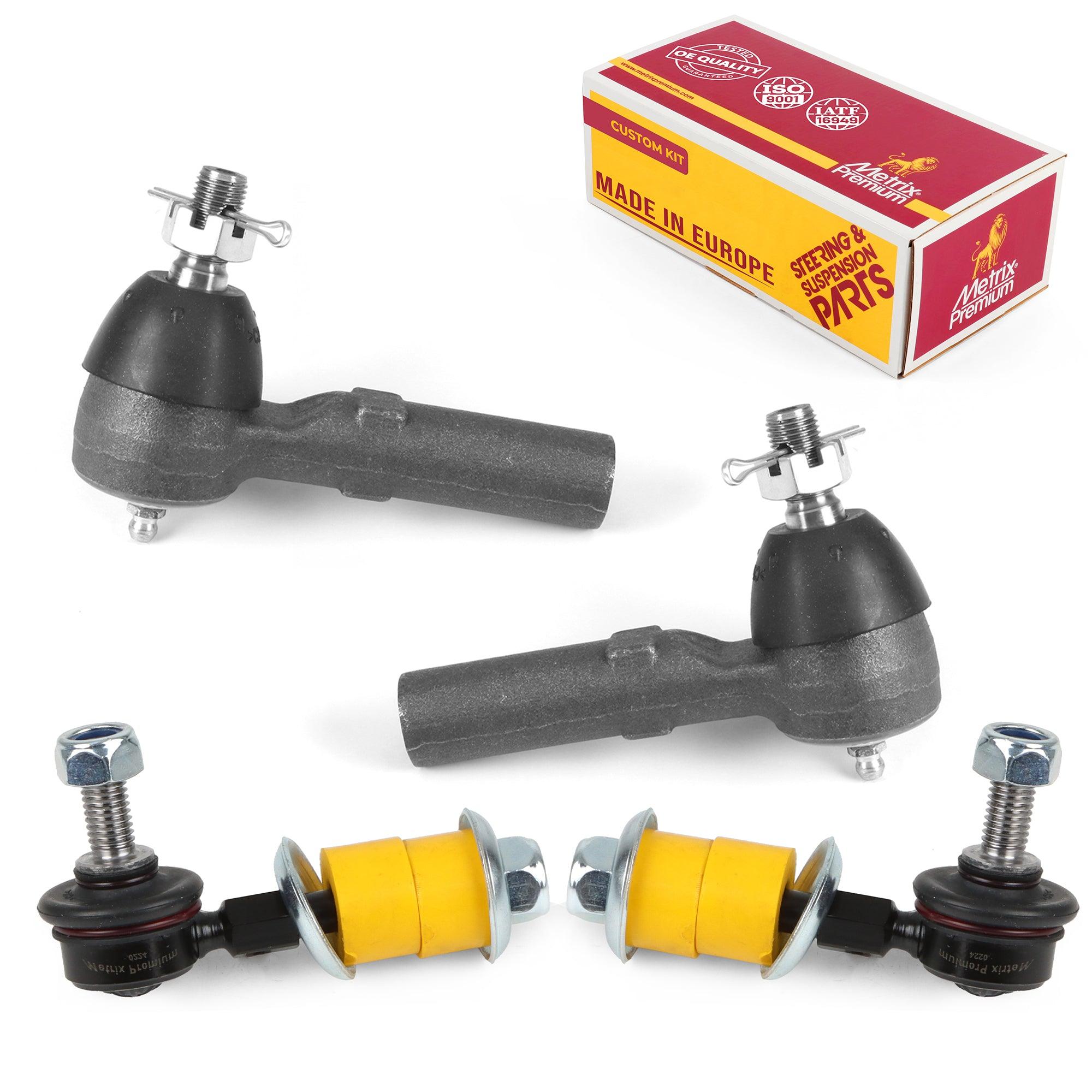 Metrix Premium 4 PC Stabilizer Bar Link and Outer Tie Rod End Kit 96047MT