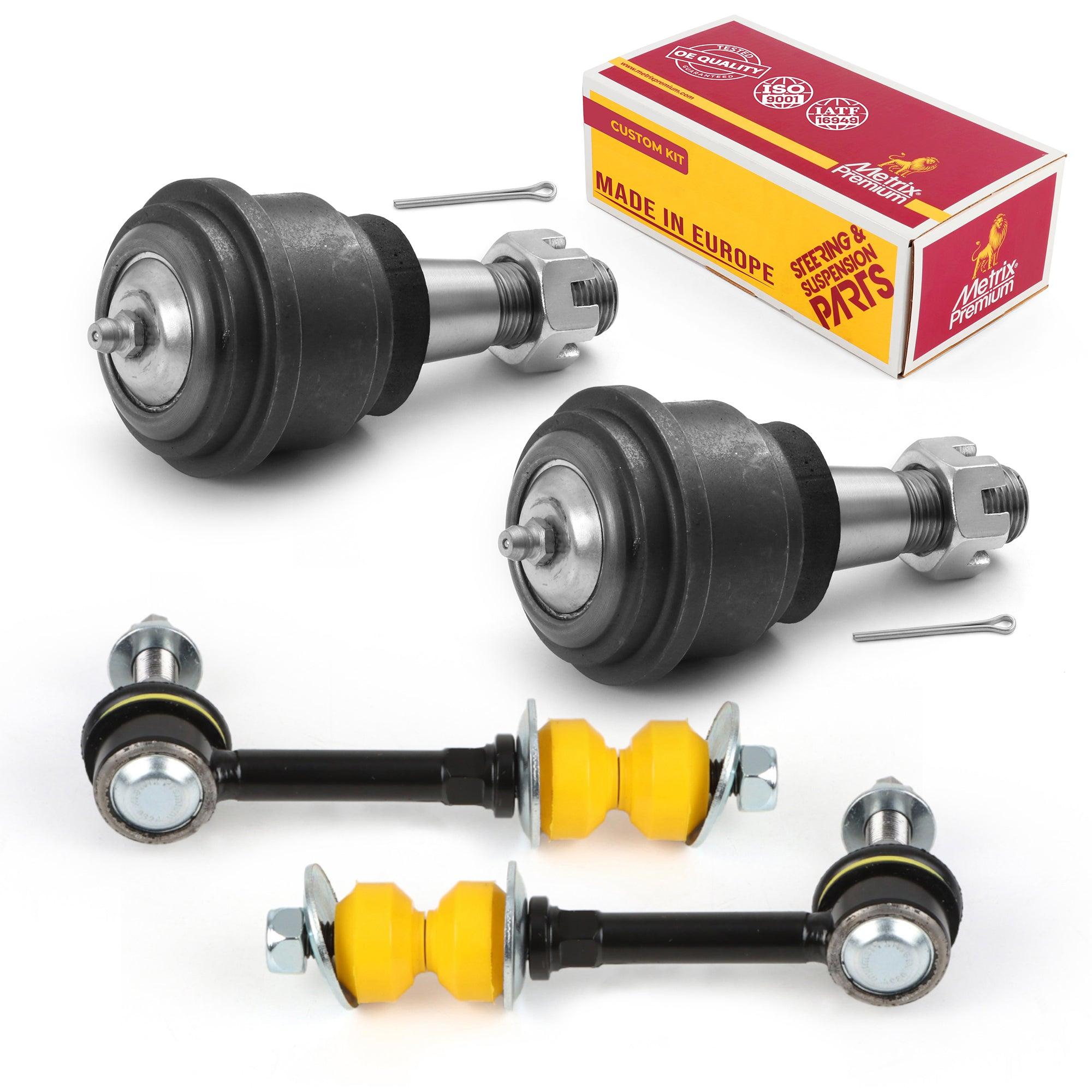 Metrix Premium 4 PC Stabilizer Bar Link and Upper Ball Joint Kit 96053MT