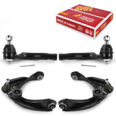 Metrix Premium 4 PC Front Upper Control Arm and Outer Tie Rod End Kit 96465MT OEM fit auto parts