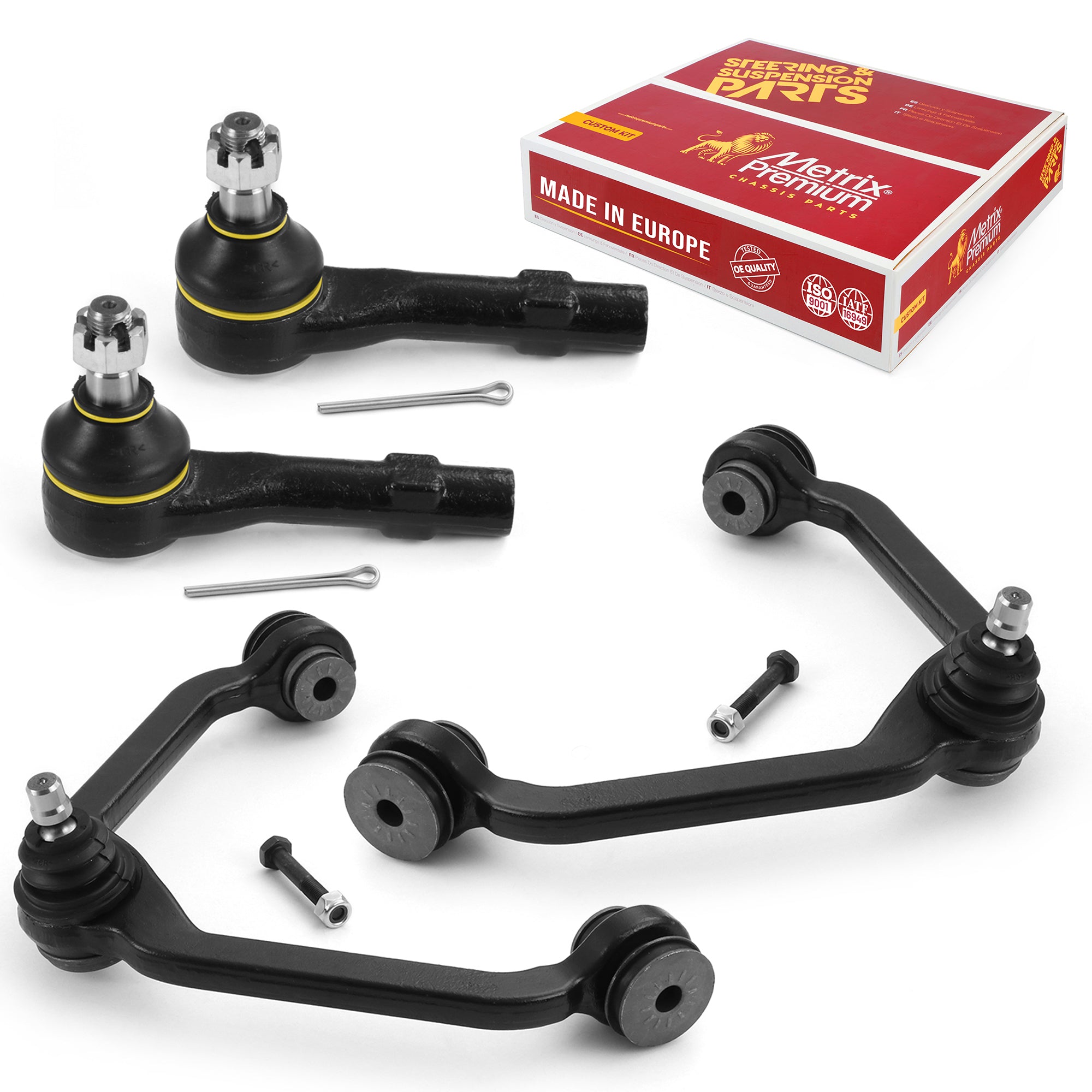 Metrix Premium 4 PC Control Arm and Outer Tie Rod End Kit 96467MT