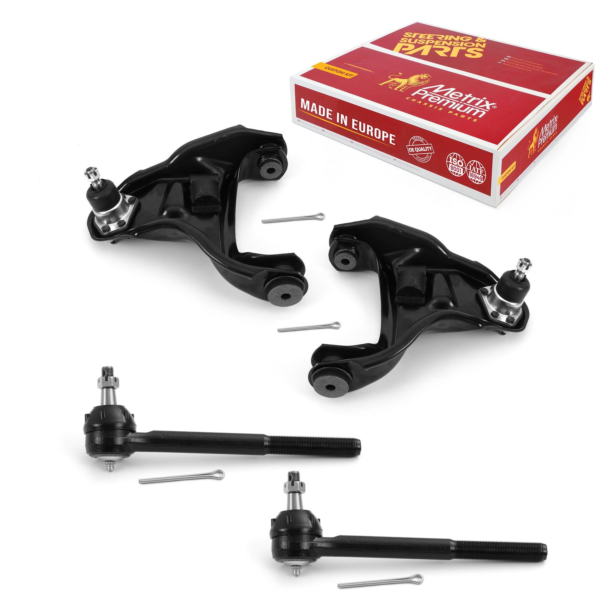 Metrix Premium 4 PC Control Arm and Outer Tie Rod End Kit 96485MT