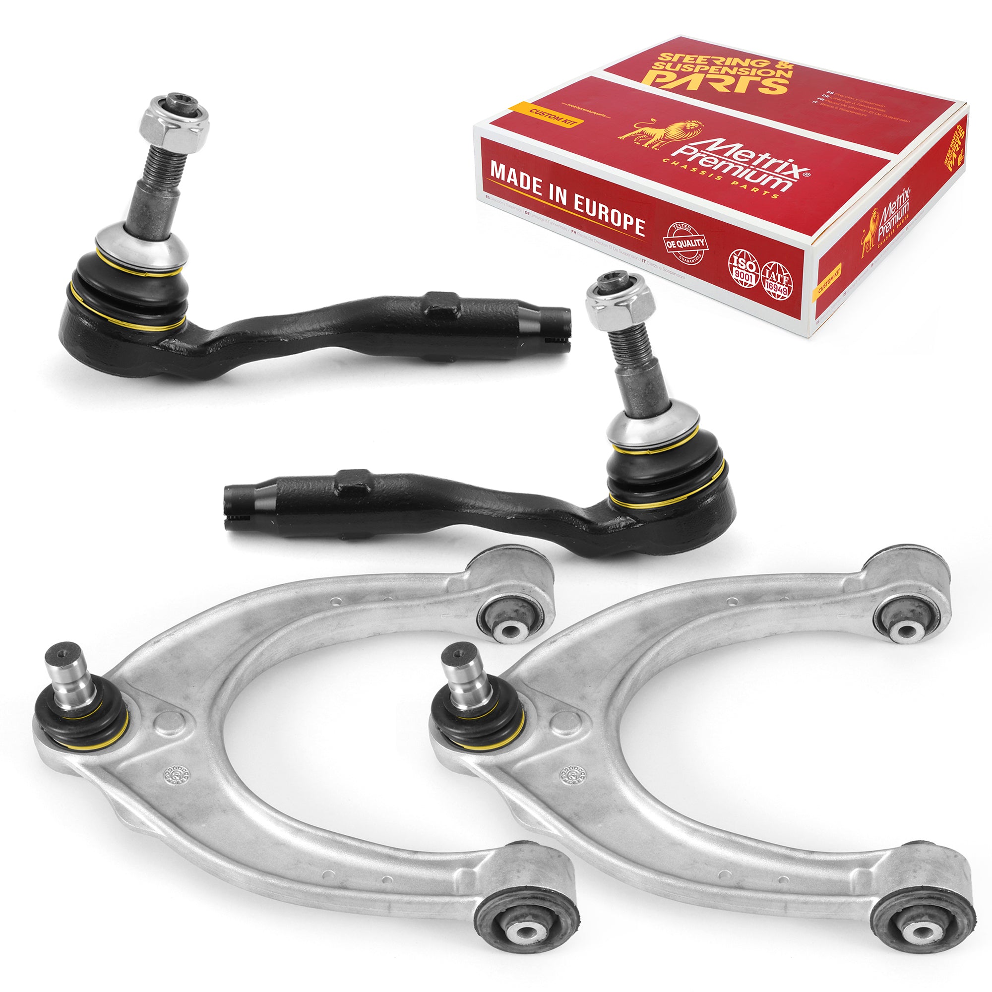 Metrix Premium 4 PC Control Arm and Outer Tie Rod End Kit 96497MT
