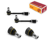 Metrix Premium 4 PC Stabilizer Bar Link and Upper Ball Joint Kit 96551MT
