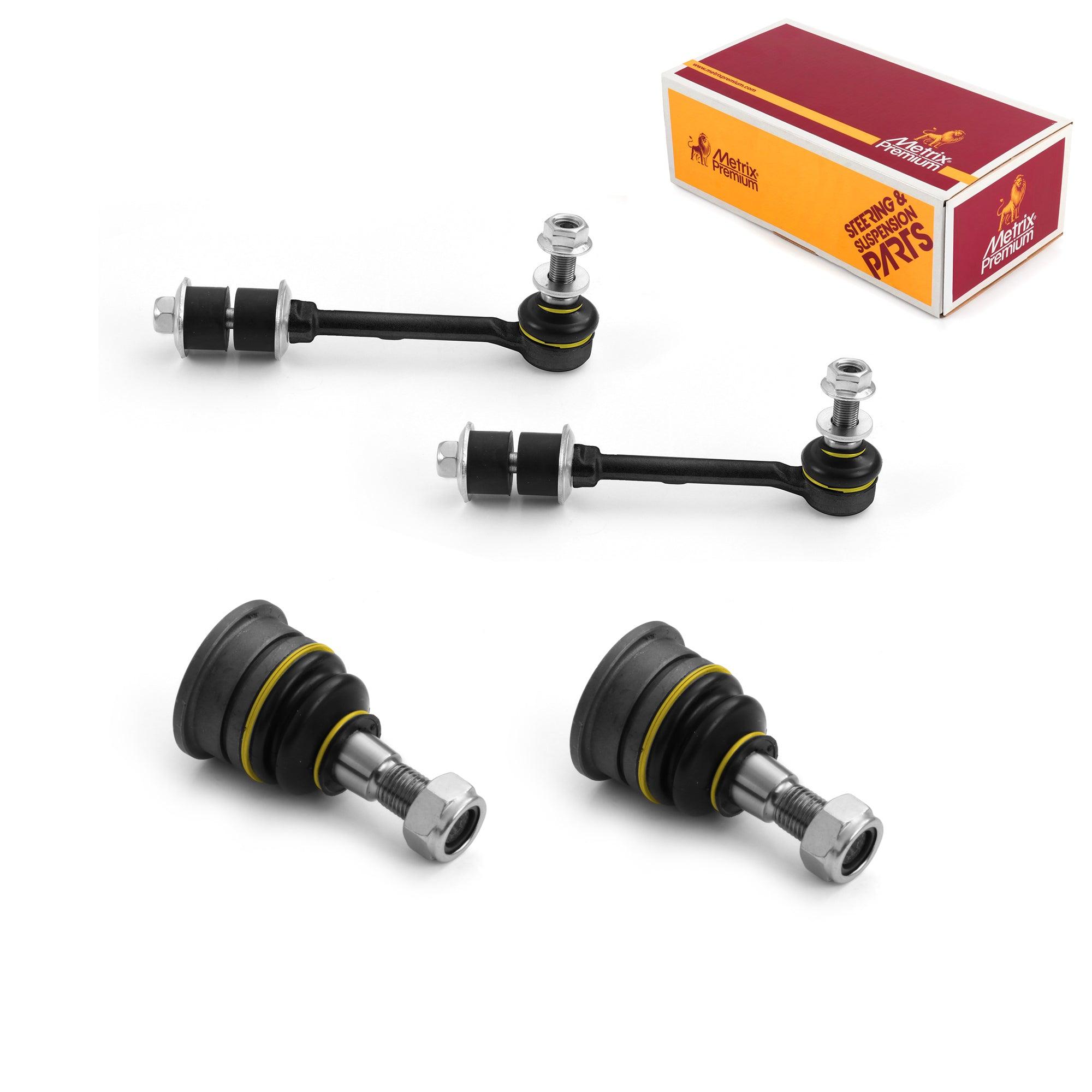 Metrix Premium 4 PC Stabilizer Bar Link and Upper Ball Joint Kit 96554MT
