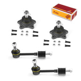 Metrix Premium 4 PC Stabilizer Bar Link and Upper Ball Joint Kit 96555MT