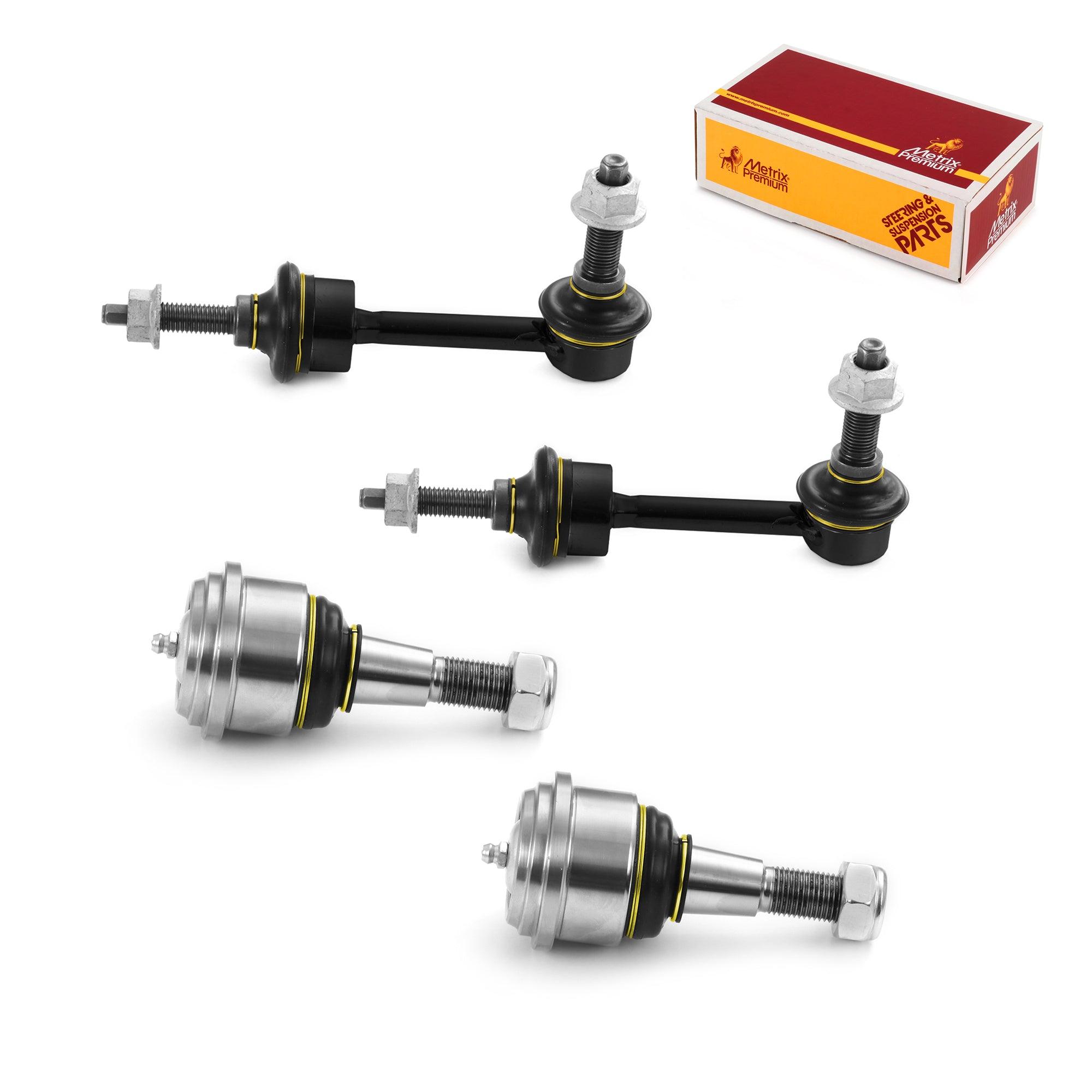 Metrix Premium 4 PC Stabilizer Bar Link and Upper Ball Joint Kit 96557MT