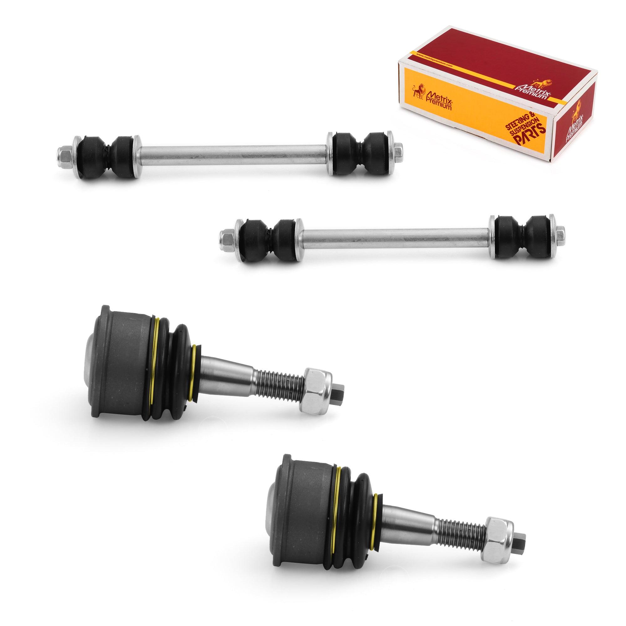 Metrix Premium 4 PC Stabilizer Bar Link and Upper Ball Joint Kit 96562MT