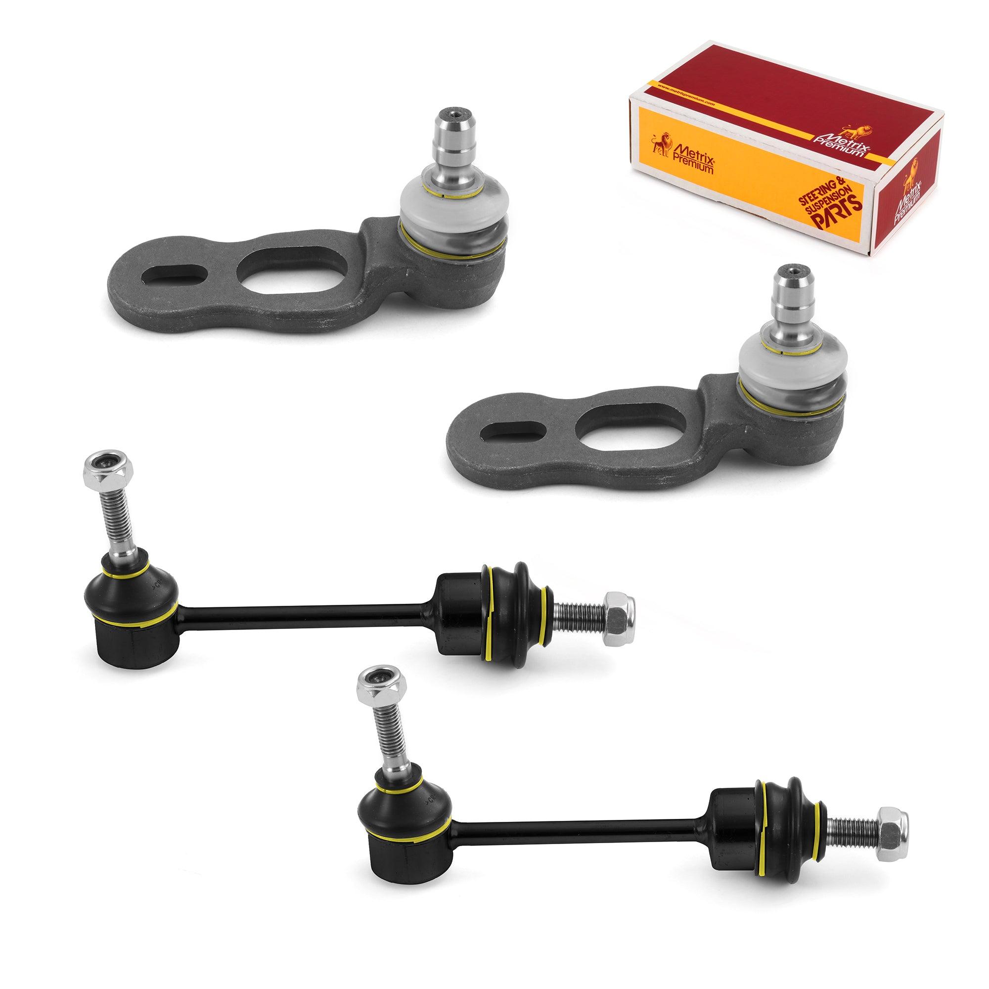 Metrix Premium 4 PC Stabilizer Bar Link and Upper Ball Joint Kit 96563MT