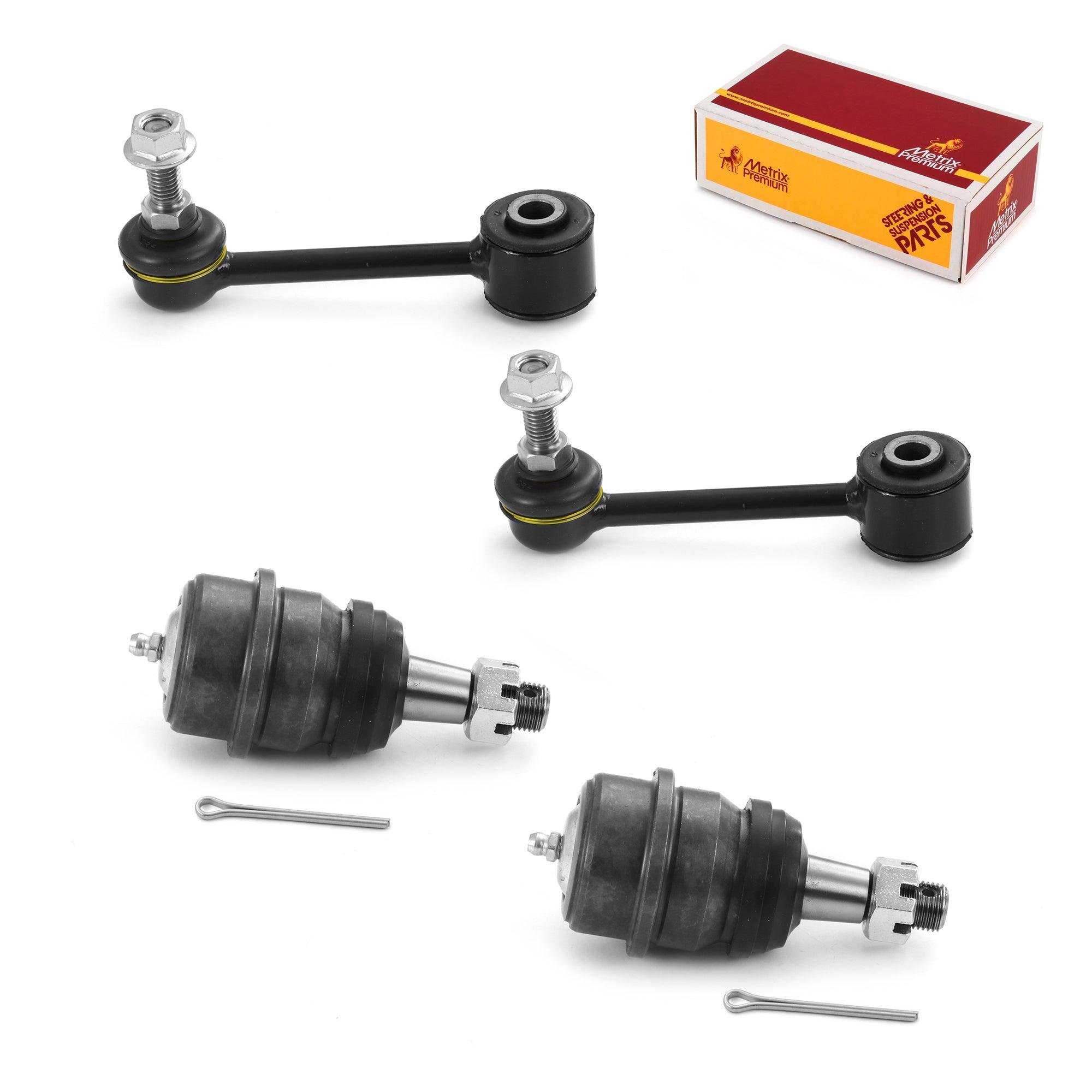 Metrix Premium 4 PC Stabilizer Bar Link and Upper Ball Joint Kit 96566MT