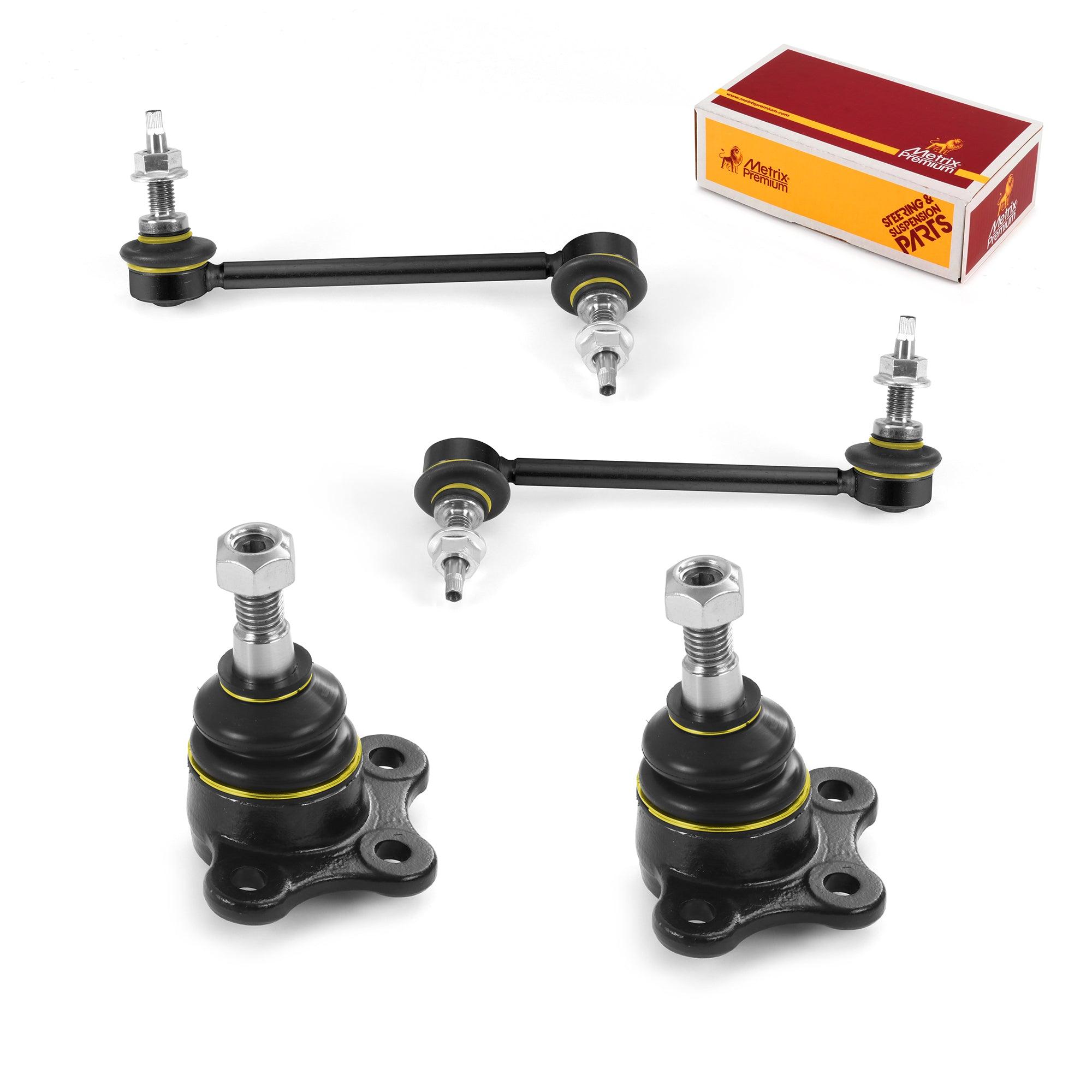 Metrix Premium 4 PC Stabilizer Bar Link and Upper Ball Joint Kit 96570MT