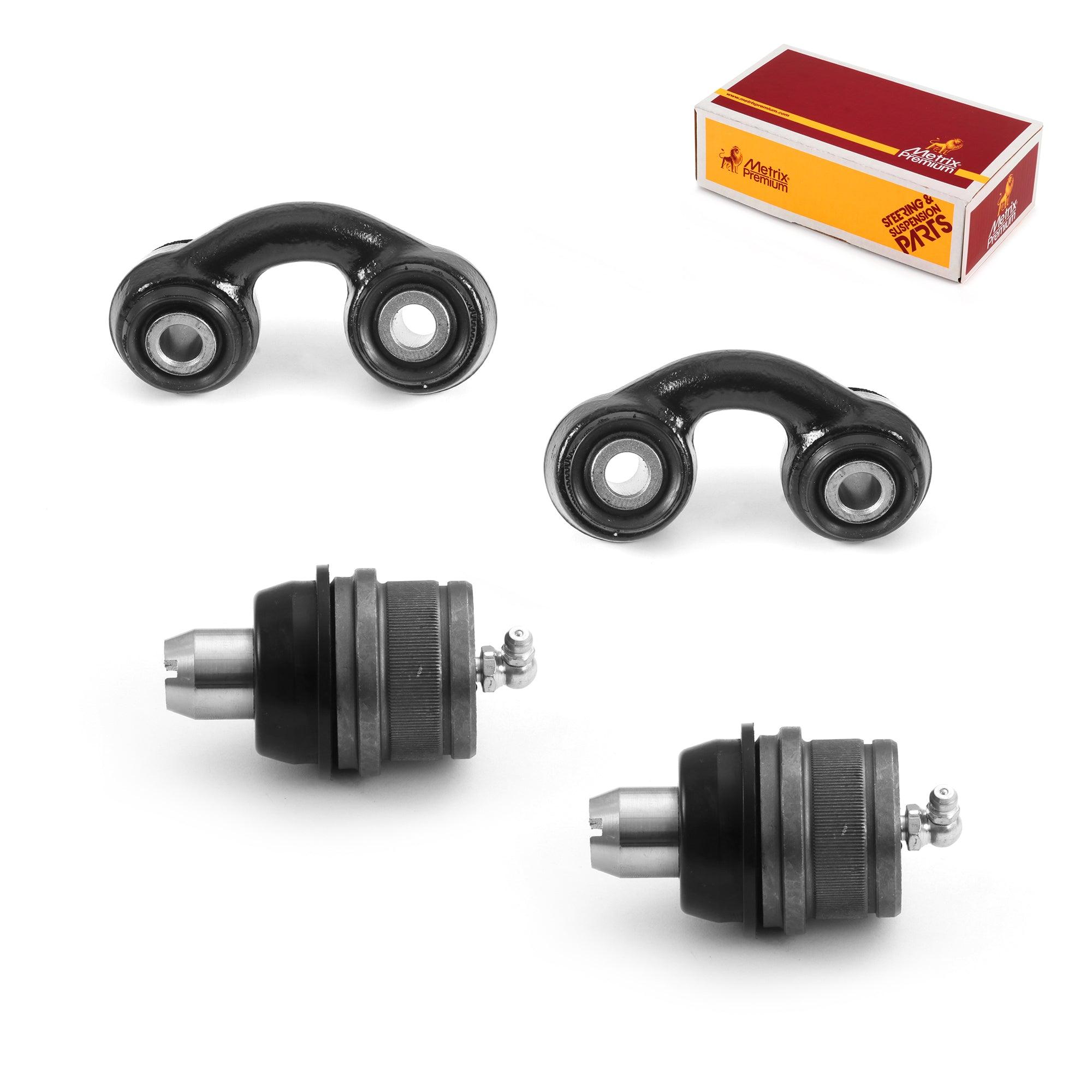 Metrix Premium 4 PC Stabilizer Bar Link and Upper Ball Joint Kit 96578MT