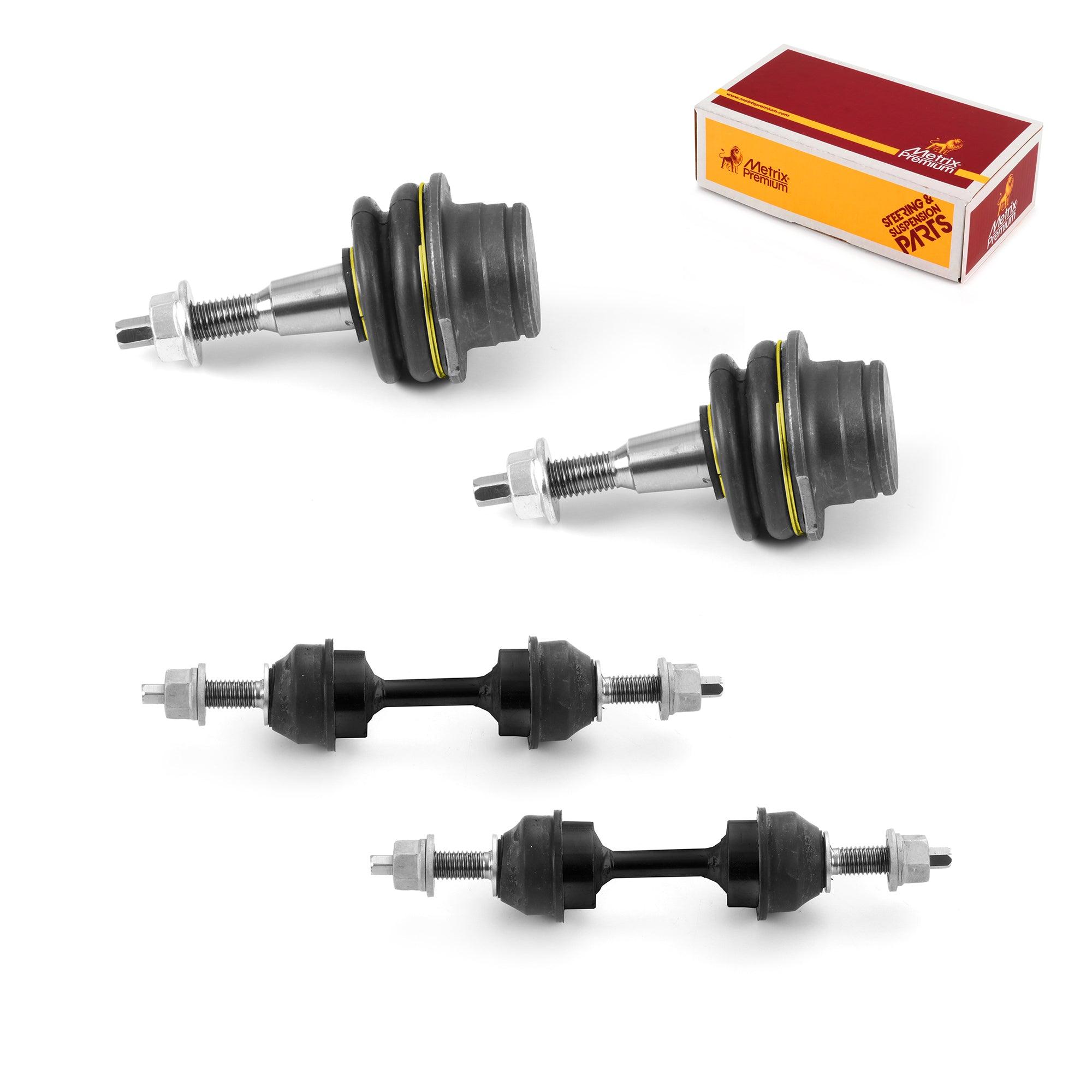 Metrix Premium 4 PC Stabilizer Bar Link and Upper Ball Joint Kit 96583MT