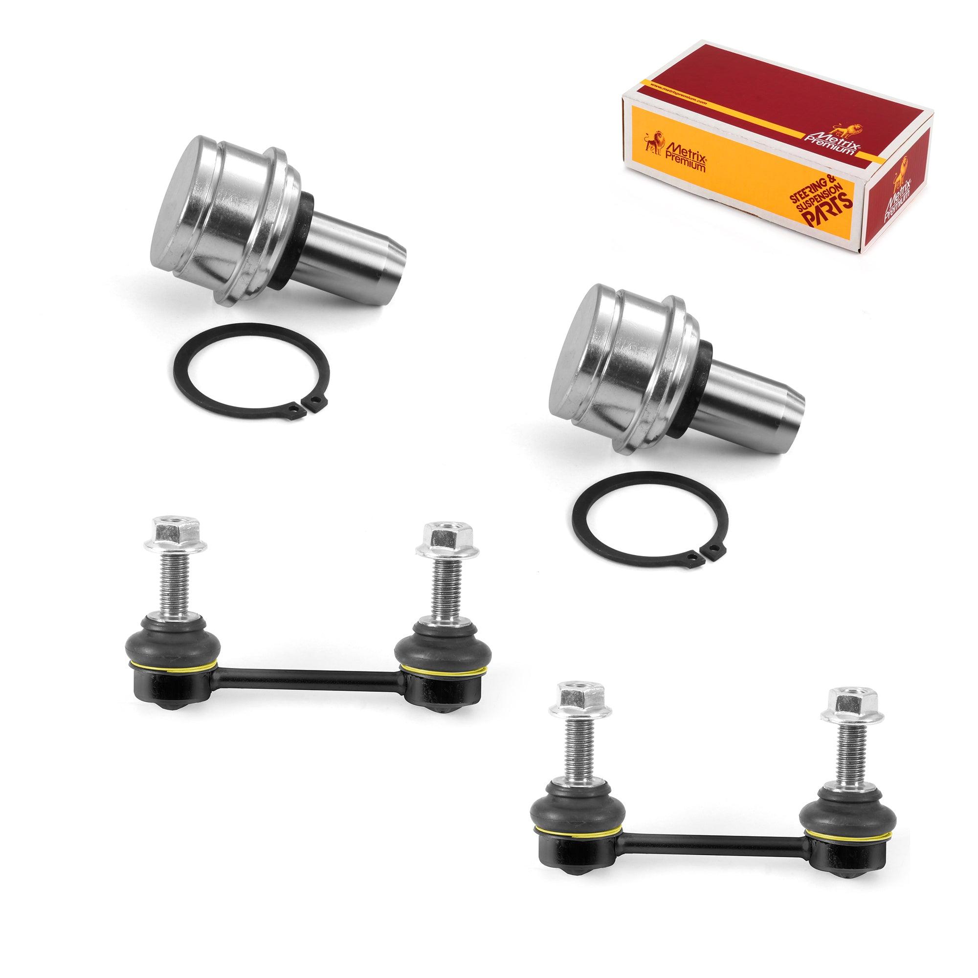 Metrix Premium 4 PC Stabilizer Bar Link and Upper Ball Joint Kit 96584MT
