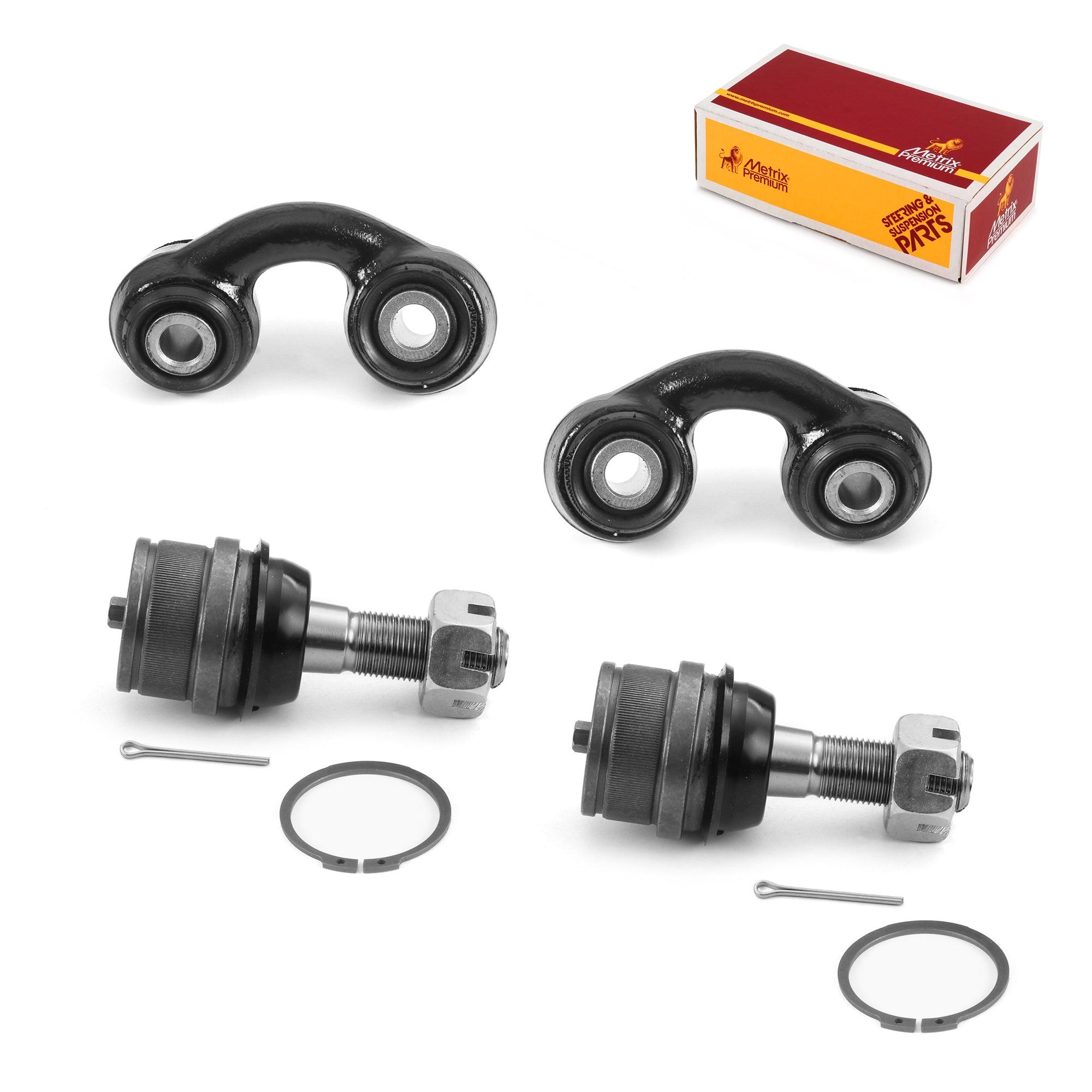 Metrix Premium 4 PC Stabilizer Bar Link and Upper Ball Joint Kit 96585MT