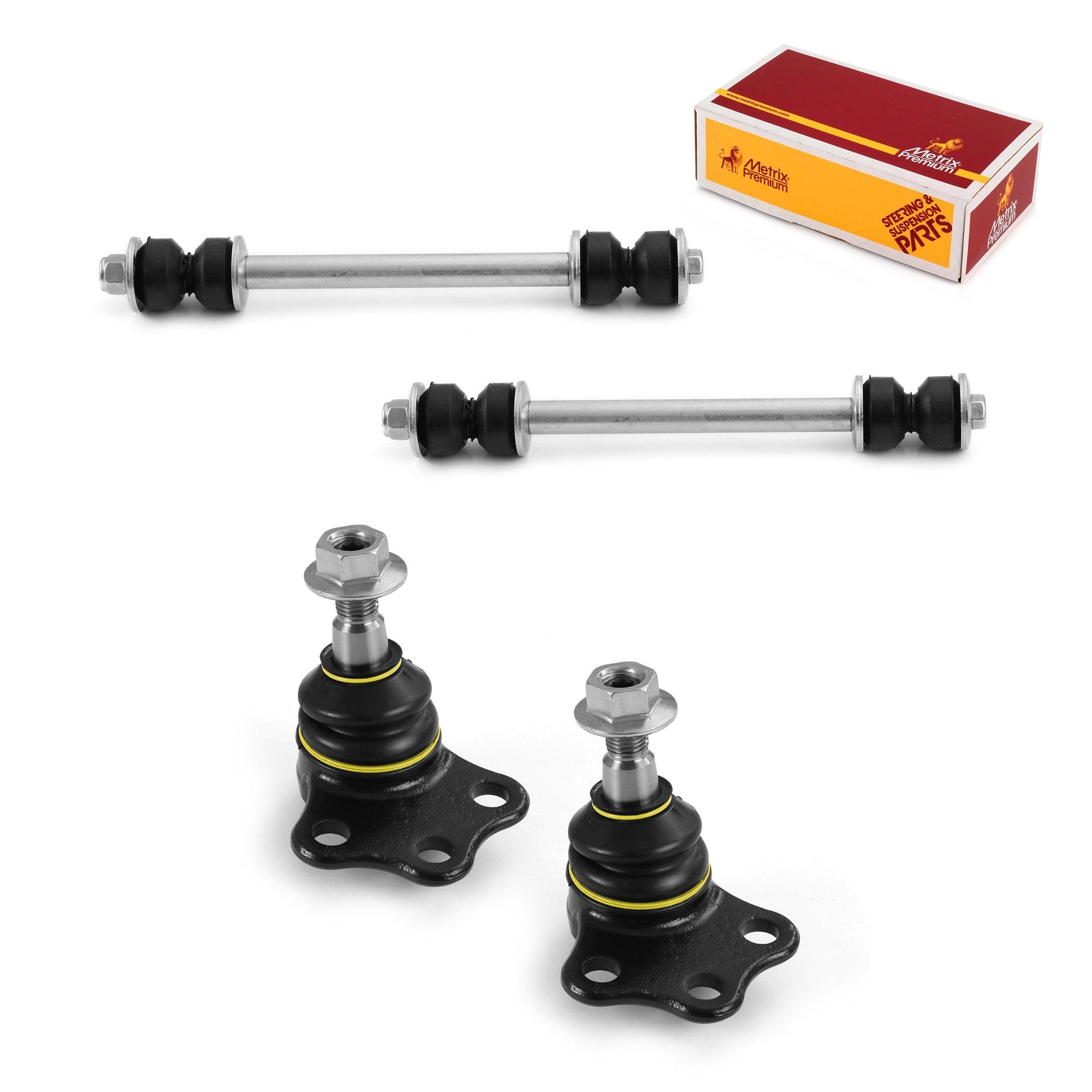 Metrix Premium 4 PC Stabilizer Bar Link and Upper Ball Joint Kit 96588MT