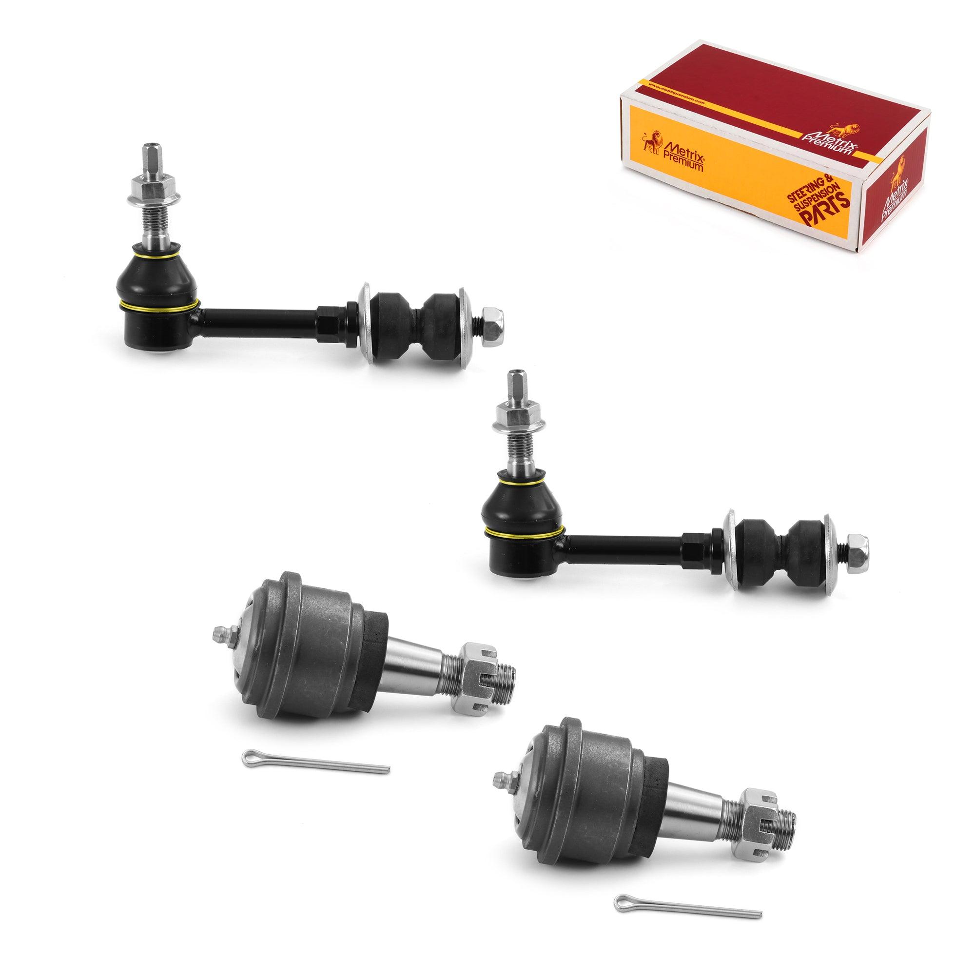 Metrix Premium 4 PC Stabilizer Bar Link and Upper Ball Joint Kit 96590MT