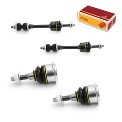 Metrix Premium 4 PC Stabilizer Bar Link and Upper Ball Joint Kit 96592MT
