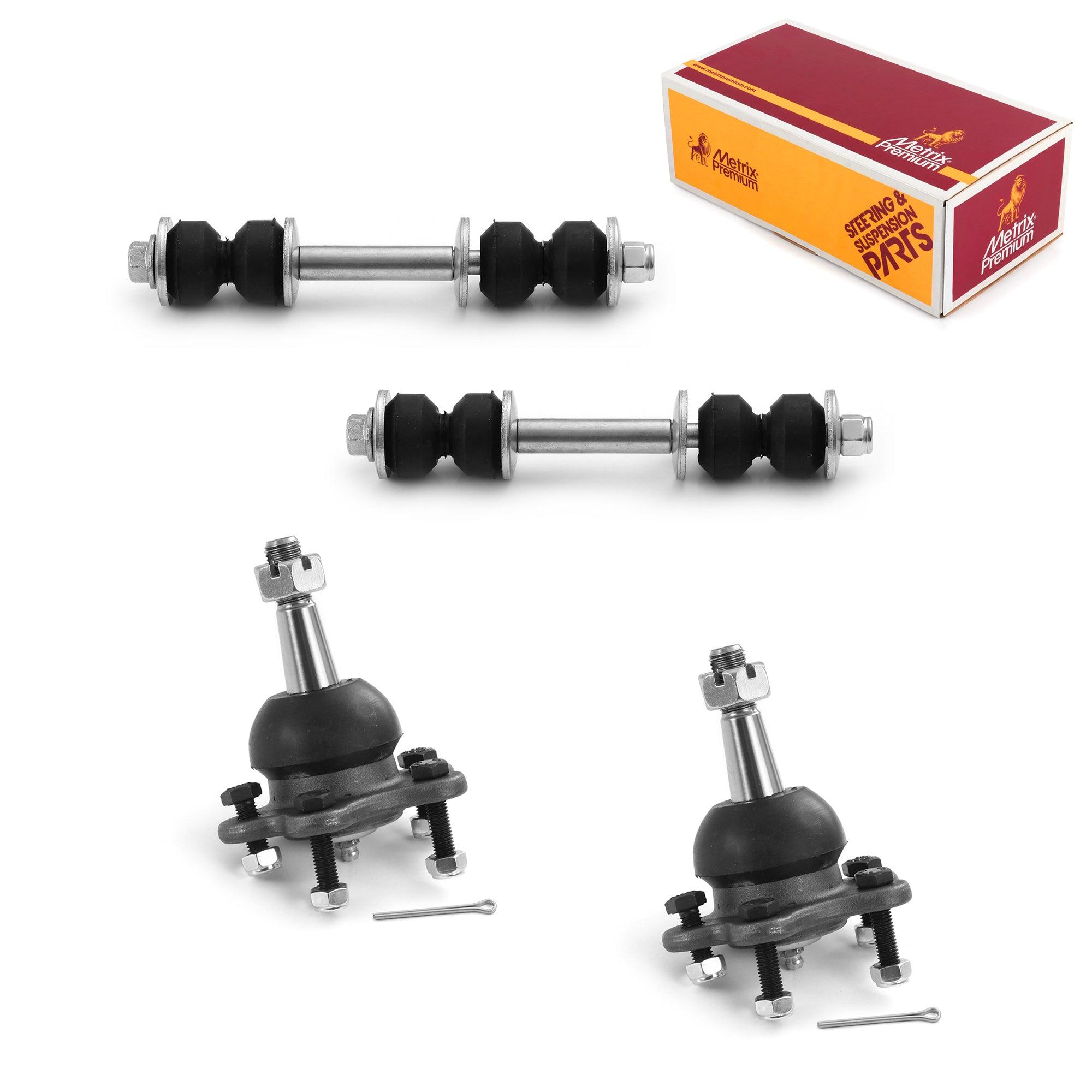Metrix Premium 4 PC Stabilizer Bar Link and Upper Ball Joint Kit 96601MT