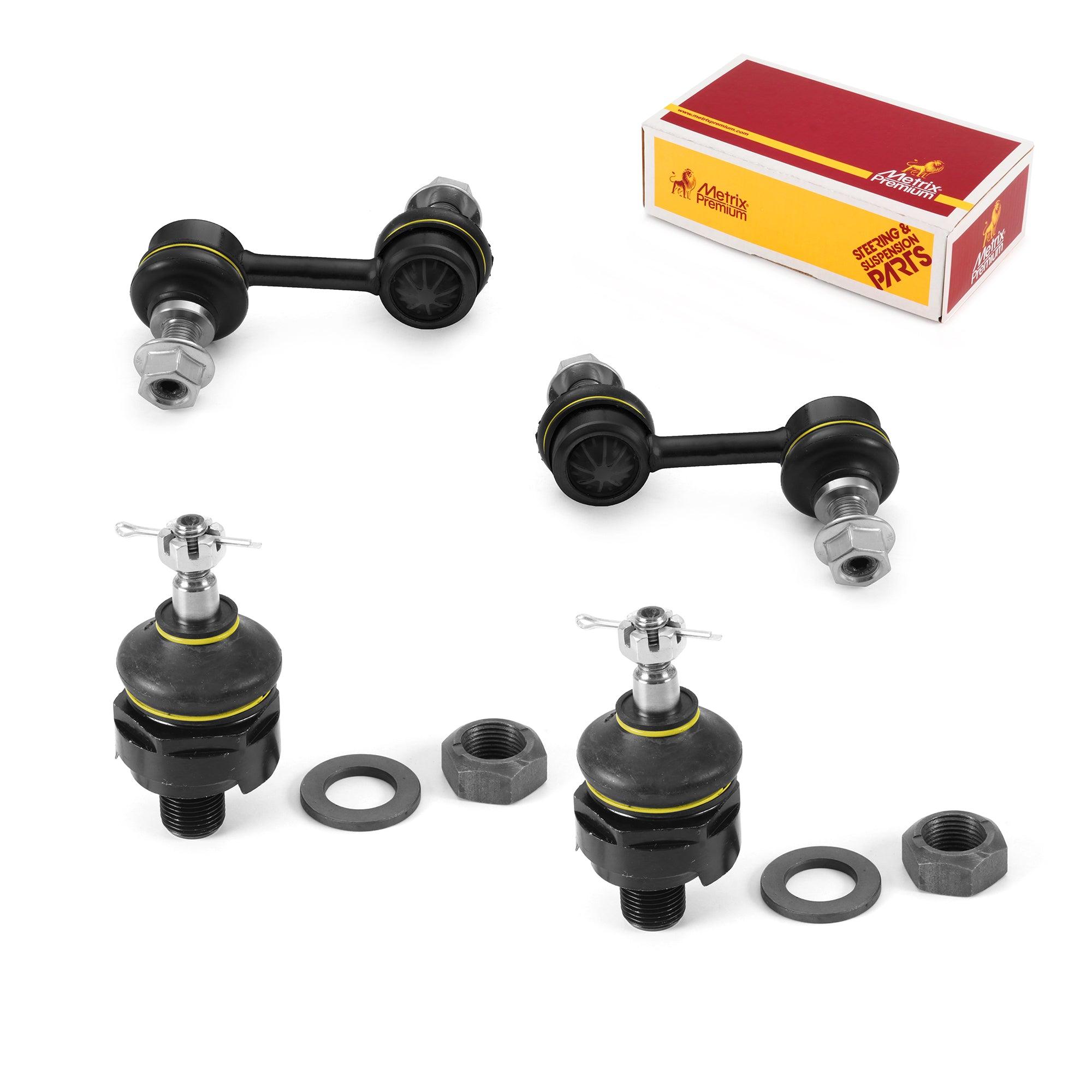 Metrix Premium 4 PC Stabilizer Bar Link and Upper Ball Joint Kit 96614MT