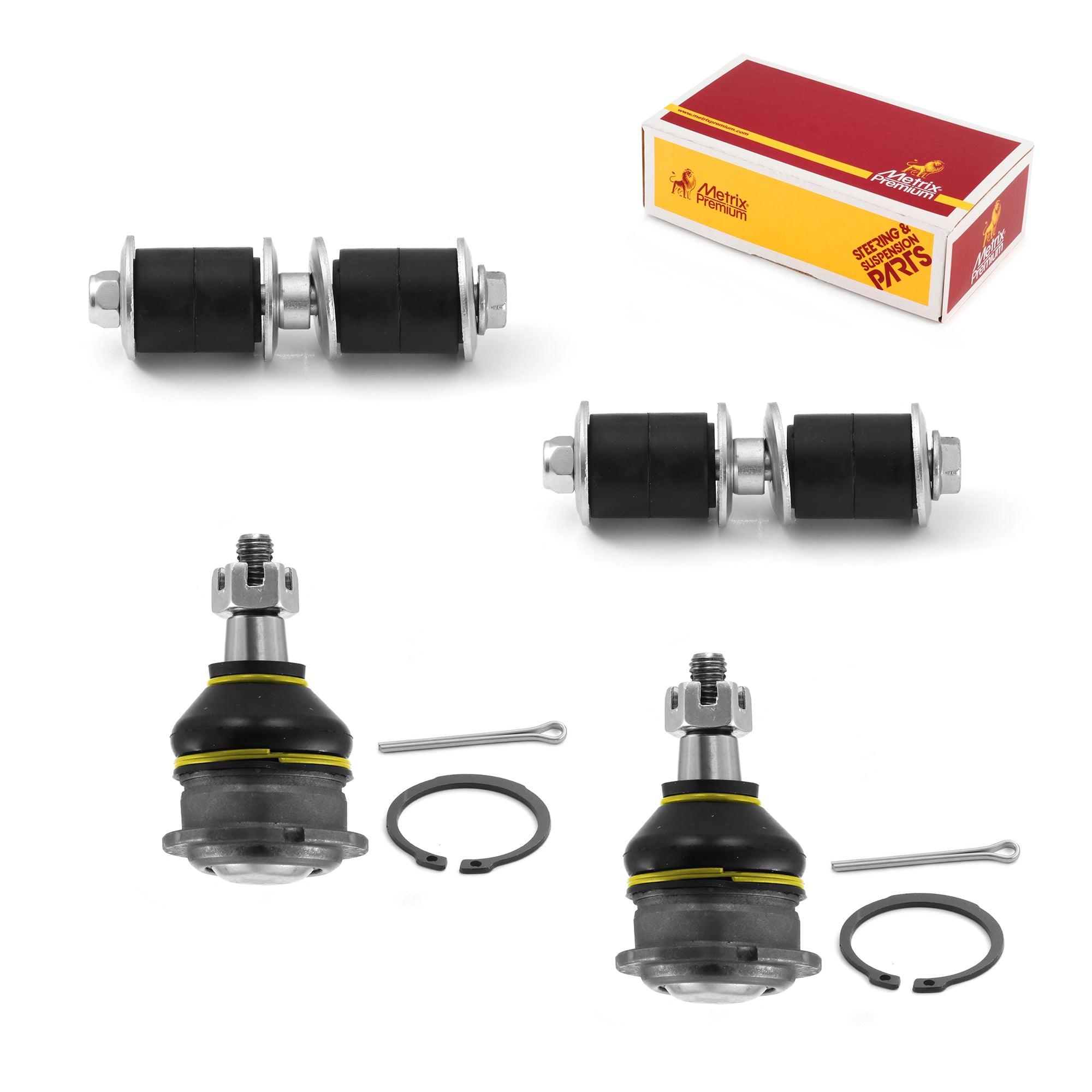 Metrix Premium 4 PC Stabilizer Bar Link and Upper Ball Joint Kit 96616MT