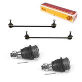 Metrix Premium 4 PC Stabilizer Bar Link and Lower Ball Joint Kit 96968MT