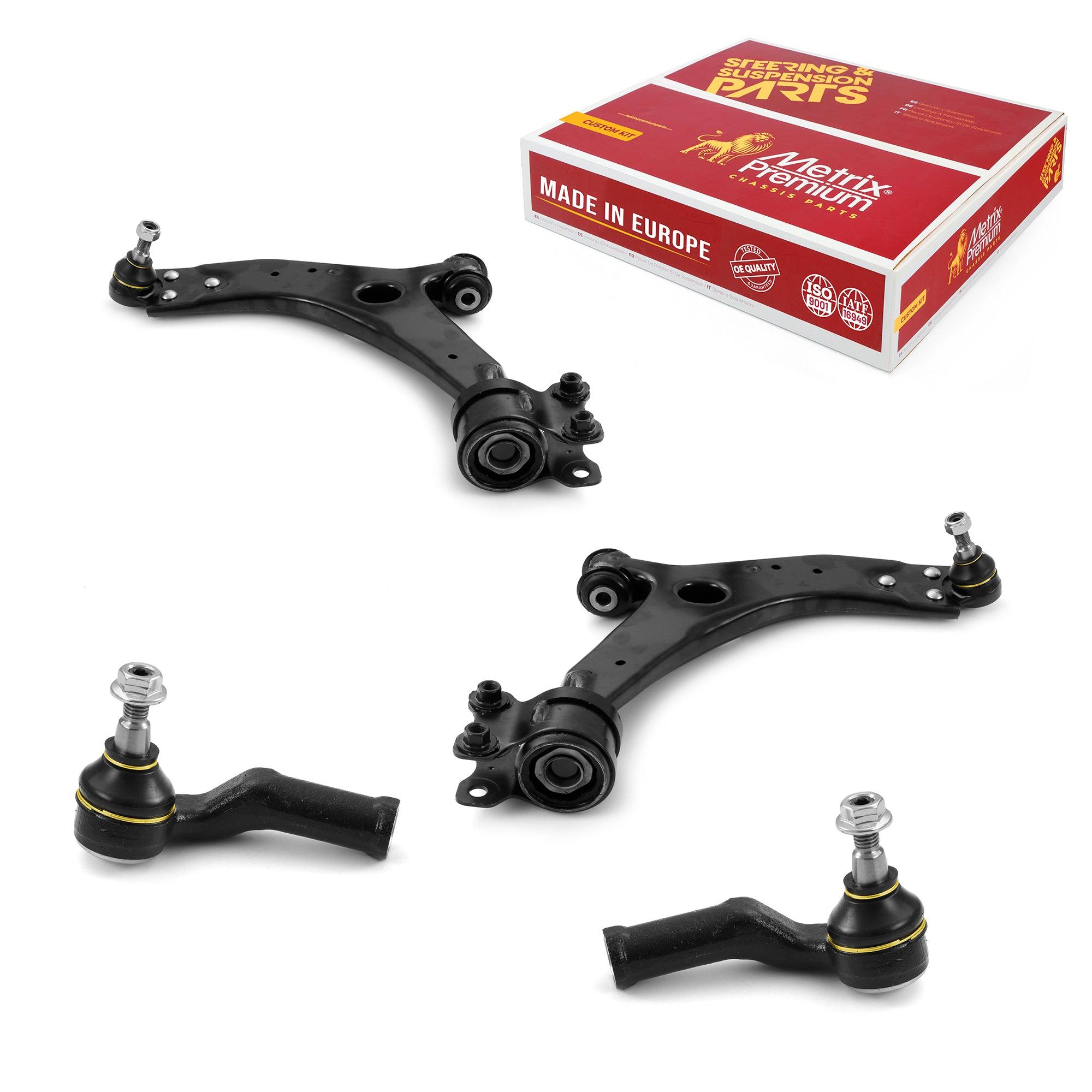 Metrix Premium 4 PC Control Arm and Outer Tie Rod End Kit 97069MT