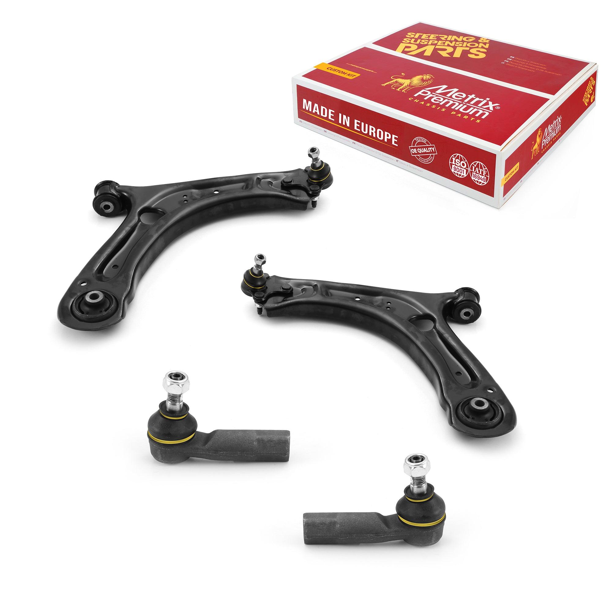 Metrix Premium 4 PC Control Arm and Outer Tie Rod End Kit 97072MT