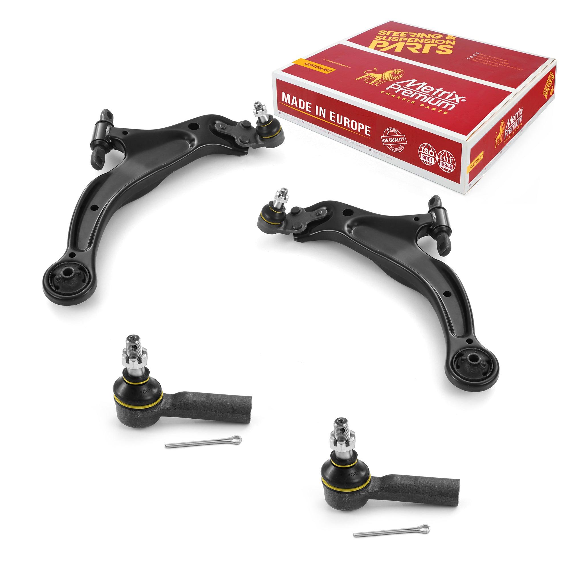 Metrix Premium 4 PC Control Arm and Outer Tie Rod End Kit 97077MT