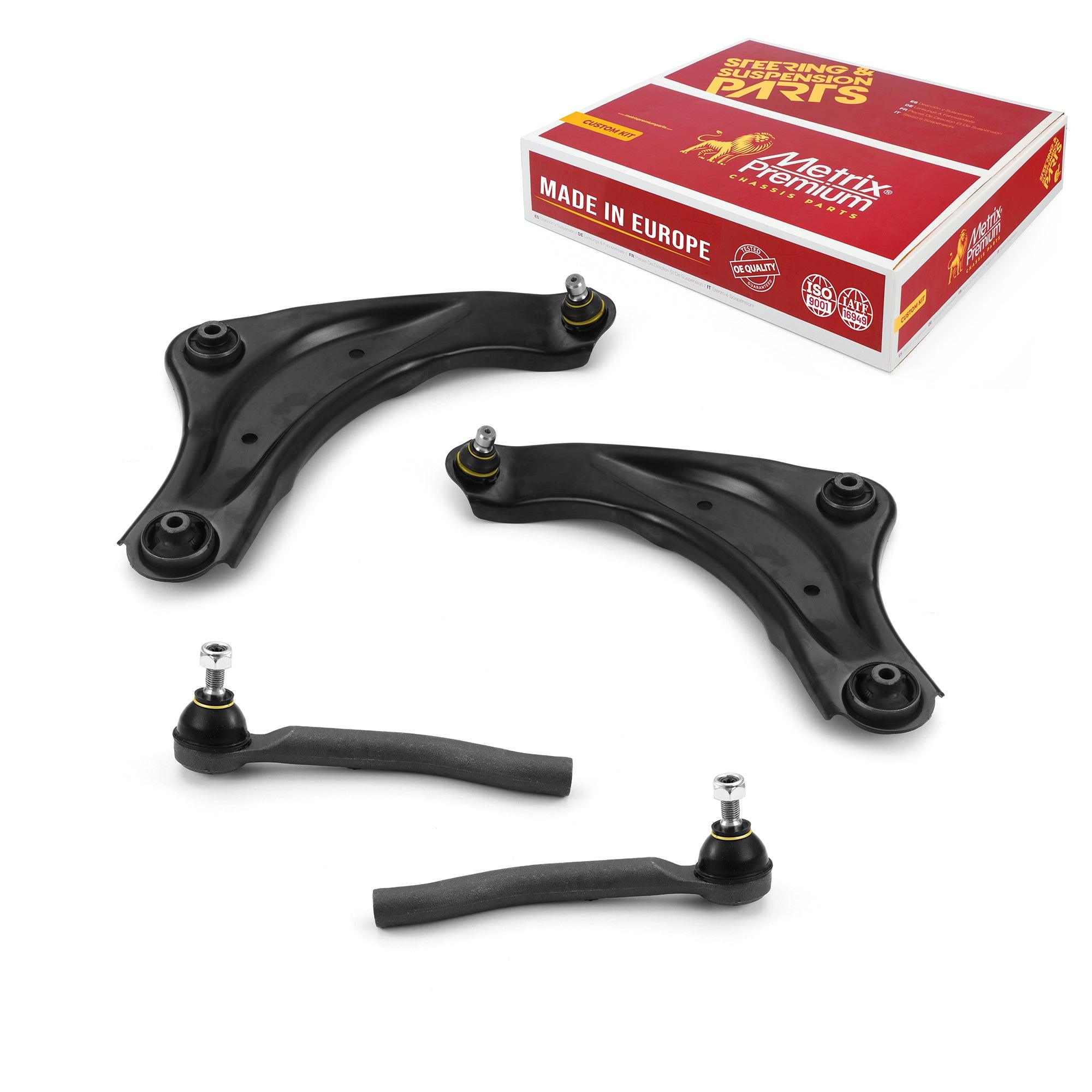 Metrix Premium 4 PC Control Arm and Outer Tie Rod End Kit 97089MT