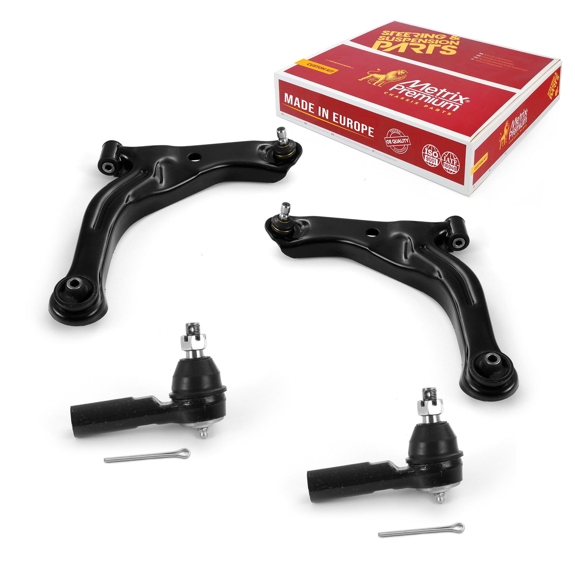 Metrix Premium 4 PC Control Arm and Outer Tie Rod End Kit 97096MT