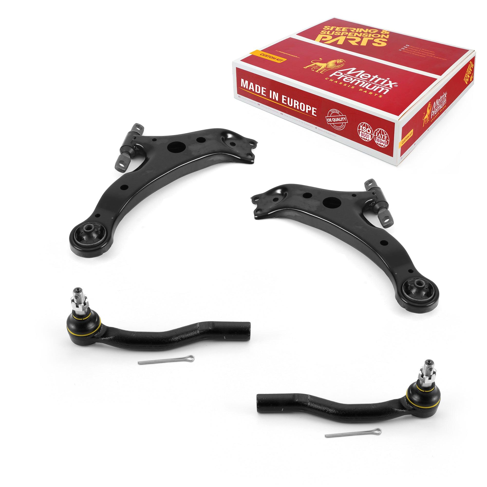 Metrix Premium 4 PC Control Arm and Outer Tie Rod End Kit 97104MT