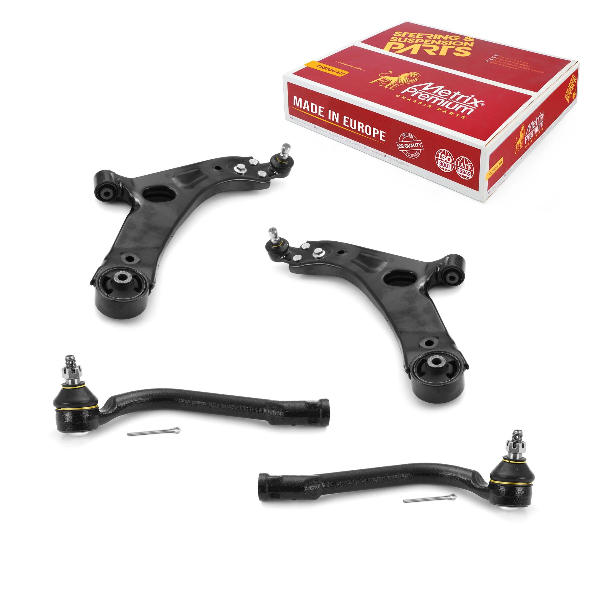 Metrix Premium 4 PC Control Arm and Outer Tie Rod End Kit 97116MT