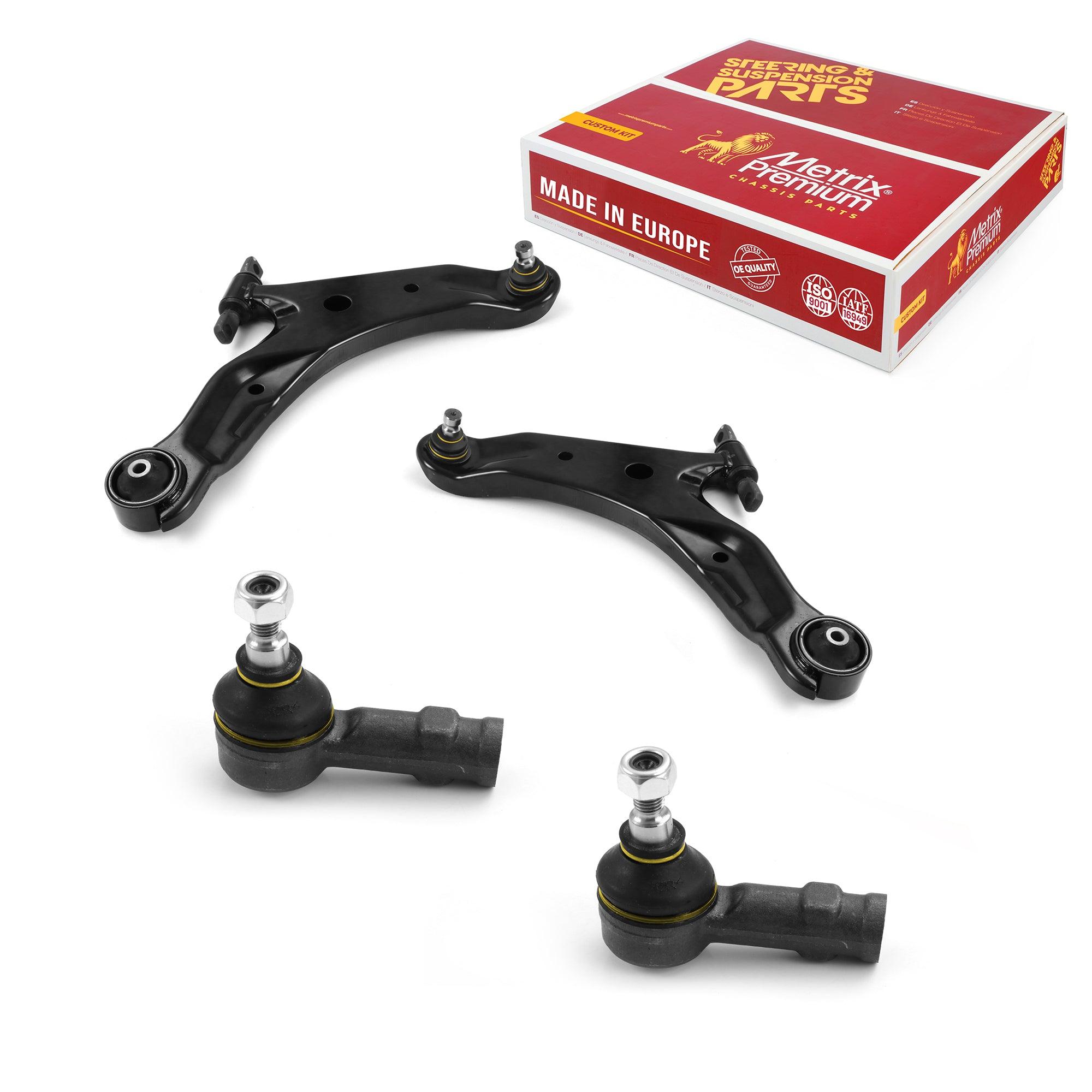 Metrix Premium 4 PC Control Arm and Outer Tie Rod End Kit 97120MT