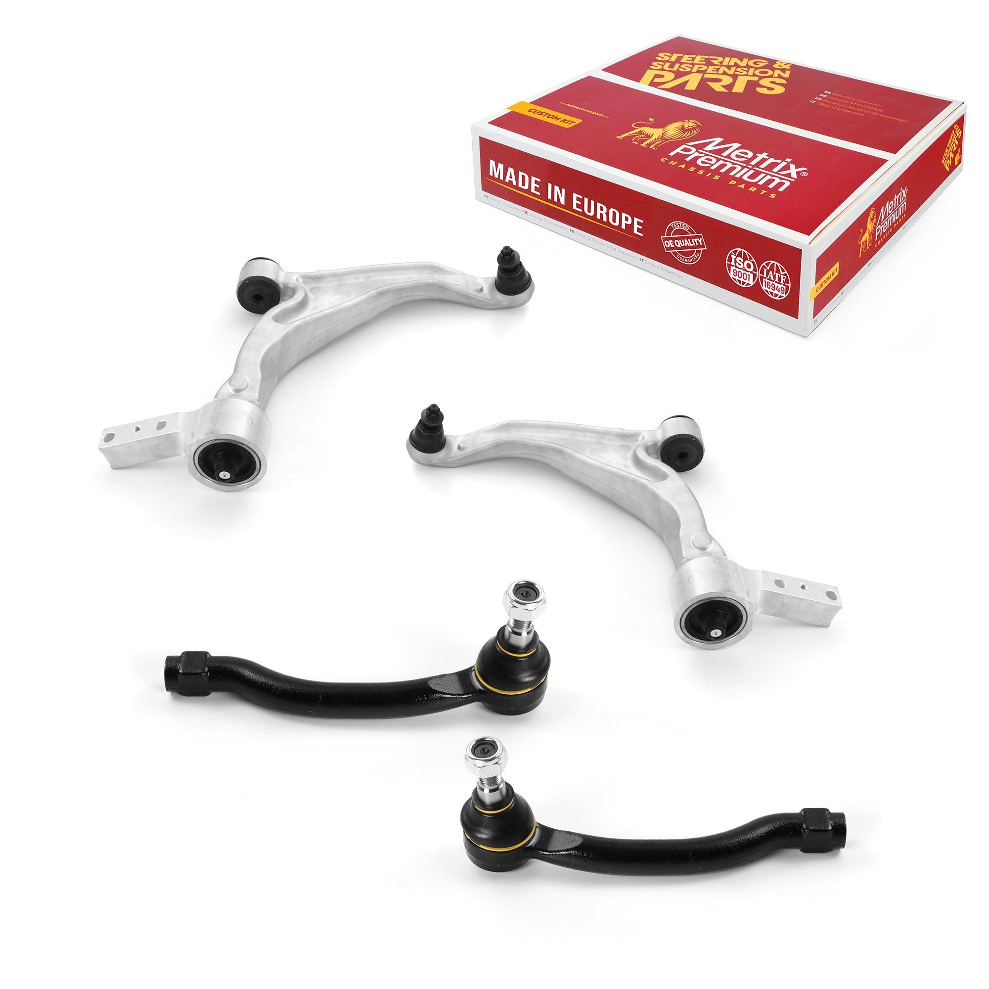 Metrix Premium 4 PC Control Arm and Outer Tie Rod End Kit 97127MT